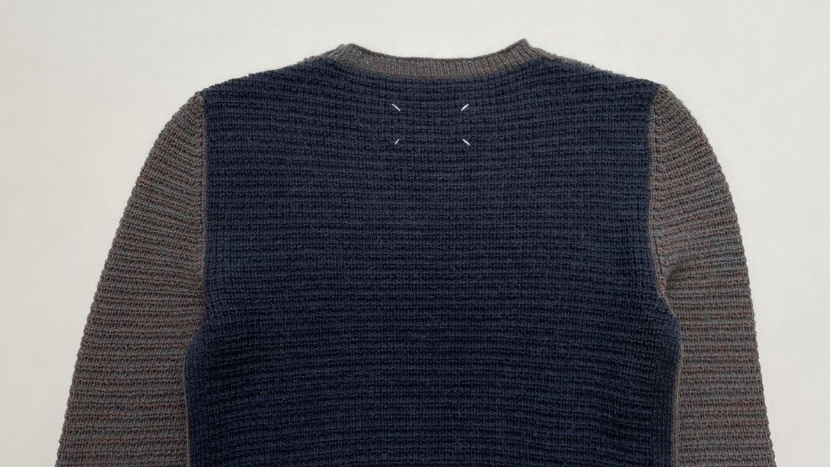 Maison Margiela A/W 15 Waffle Knit Colour Block Sweater Size US M / EU 48-50 / 2 - 10 Thumbnail