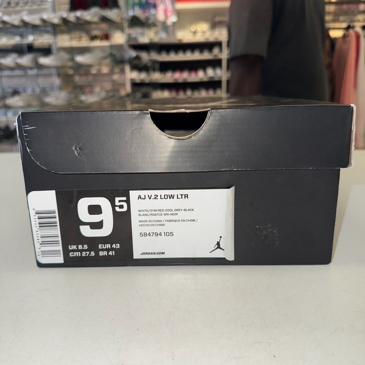 Jordan Brand × Nike Size 9.5 - Air Jordan 1 V.2 Low Leather White - 584794-105 Size US 9.5 / EU 42-43 - 7 Thumbnail