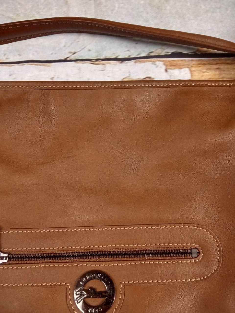 Longchamp Longchamp Brown Leather Women's Bag Size ONE SIZE - 12 Thumbnail