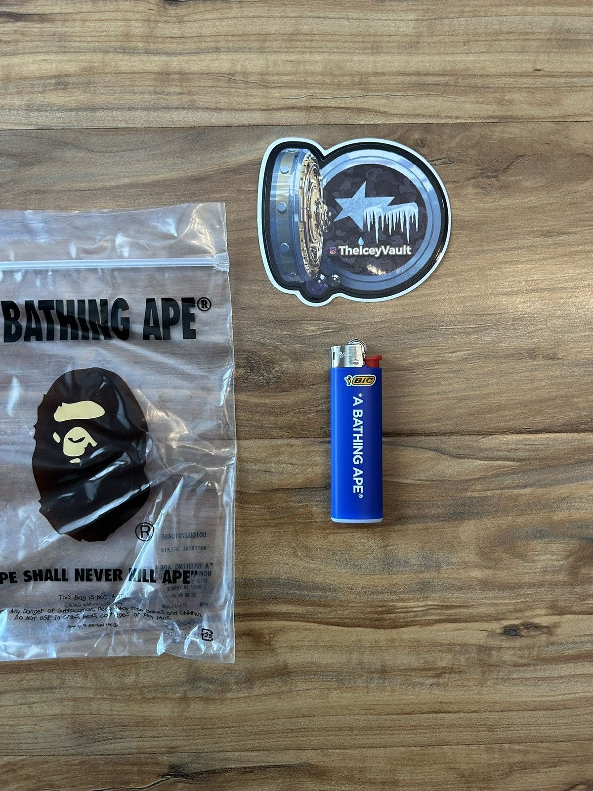 Bape NEW Bape Blue Slim Bic Lighter Size ONE SIZE - 1 Thumbnail