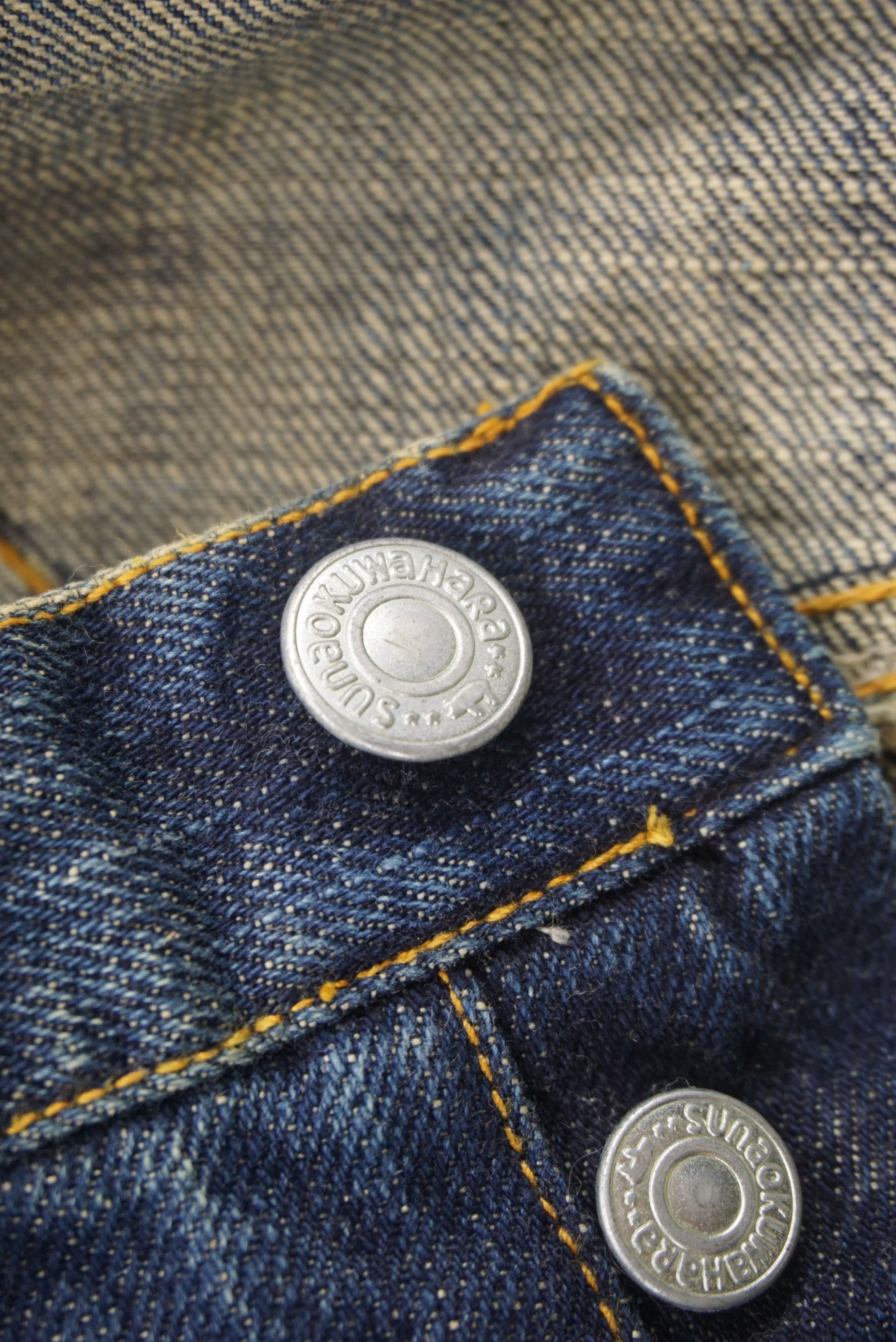 Japanese Brand Sunao Kuwahara Jeans W30xL29.5 Low-Rise Straight Leg Denim Size 27" / US 4 / IT 40 - 15 Thumbnail