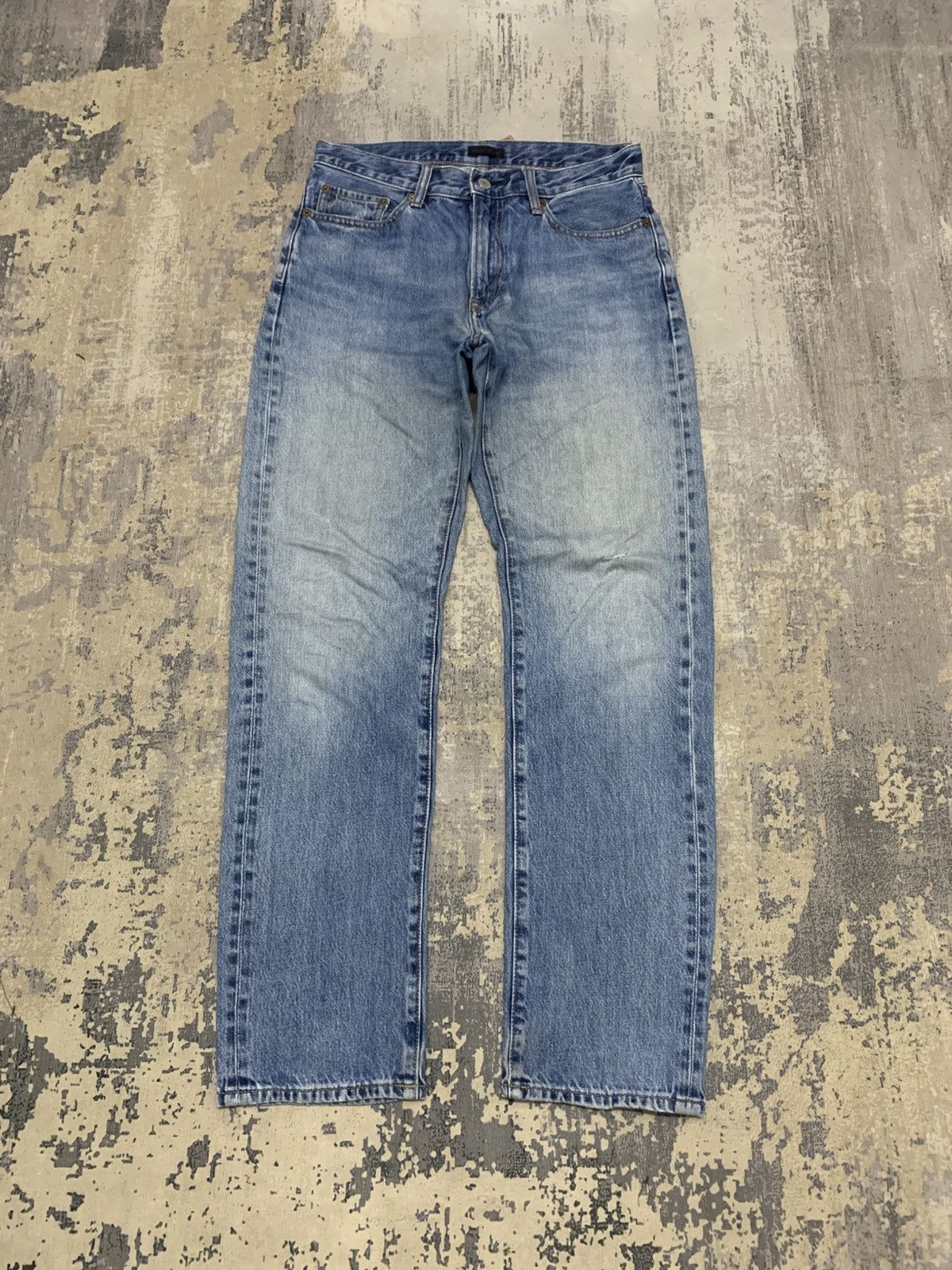 Vintage Uniqlo Distressed Jeans Denim W30x31