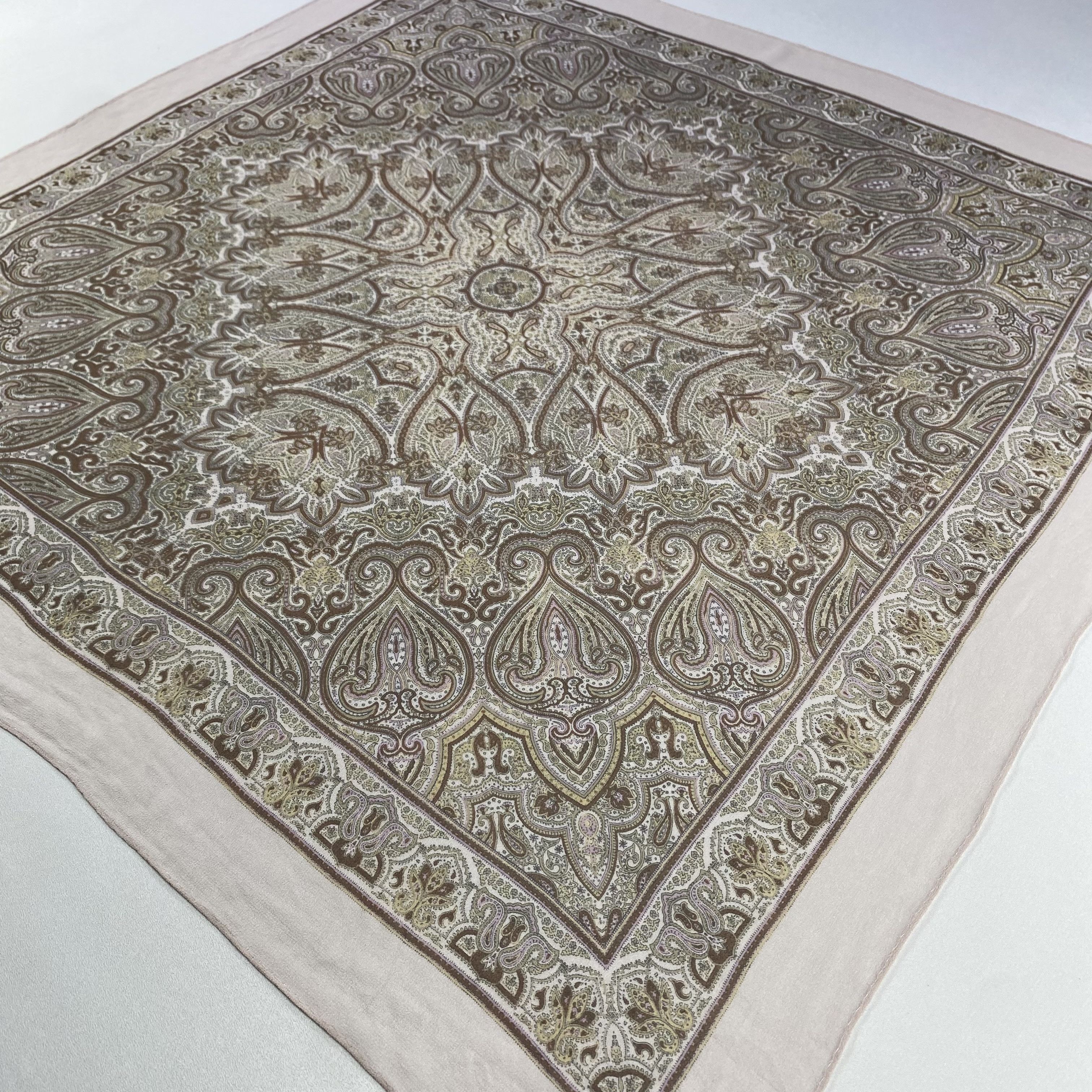 Japanese Brand × Vintage Vintage Paisley Silk Scarf SS056 Size ONE SIZE - 2 Thumbnail