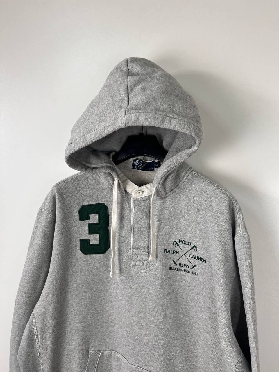Polo Ralph Lauren Polo Ralph Lauren 3 vintage hoodie size XL Size US XL / EU 56 / 4 - 7 Thumbnail