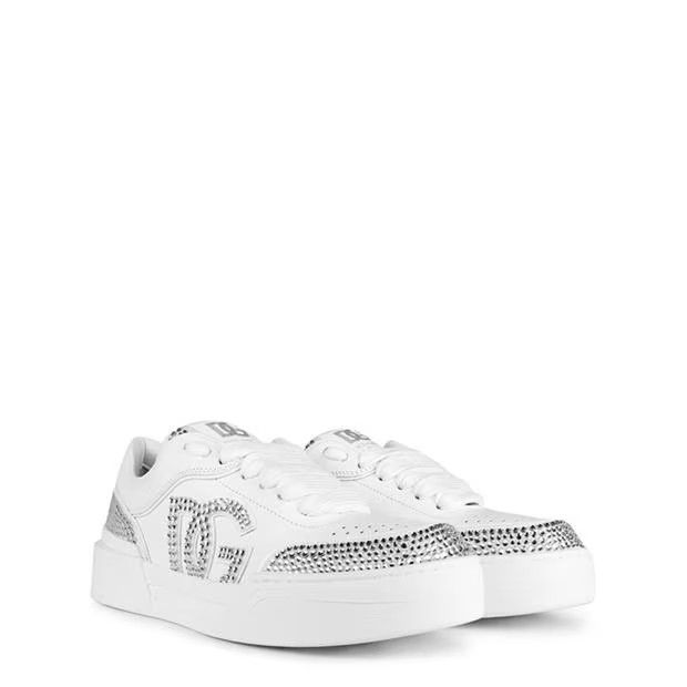 Dolce & Gabbana o1g2r1mq1024 New Roma Calfskin Trainers in White Size US 7 / IT 37 - 3 Thumbnail