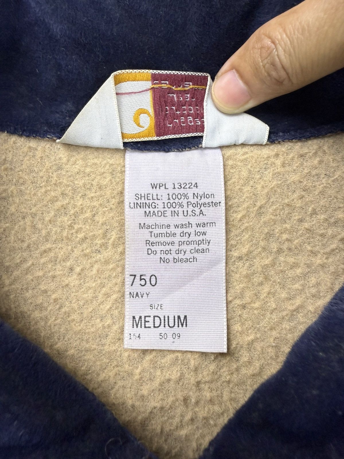 Carhartt Vintage RARE 70s CARHARTT Suede/Velvet TALON USA 🇺🇸 Zip Up Size US M / EU 48-50 / 2 - 6 Thumbnail