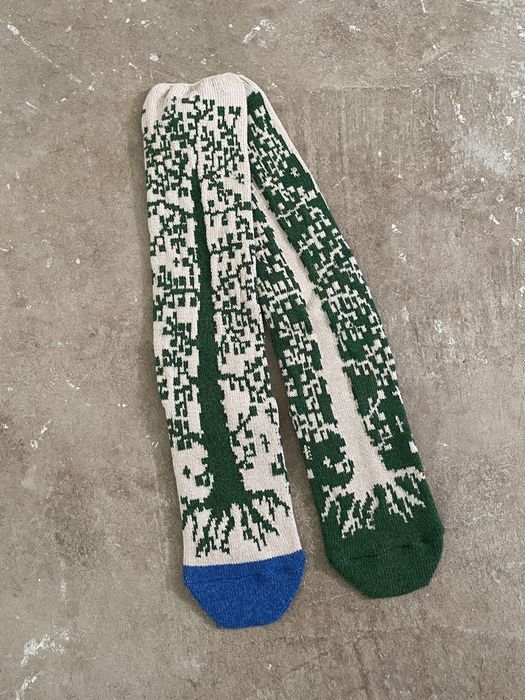 Kapital Kapital Baobab Tree Socks Green/Blue Grailed
