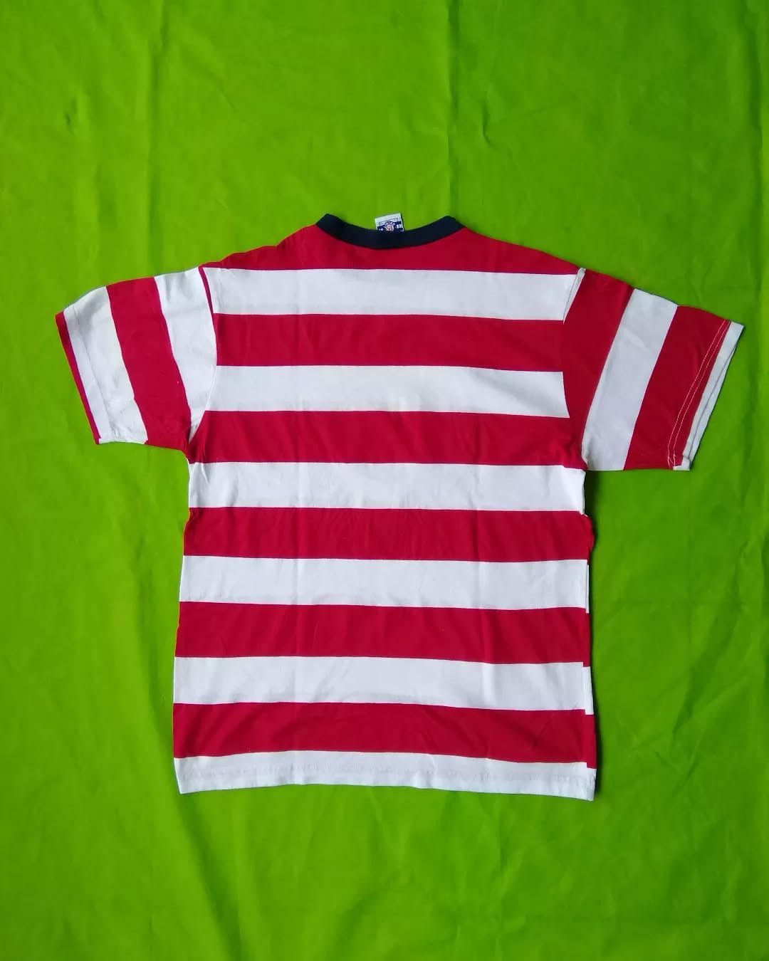 Japanese Brand × Vintage Vintage Pro Spirit Wear Red Striped Tees Size US L / EU 52-54 / 3 - 3 Thumbnail