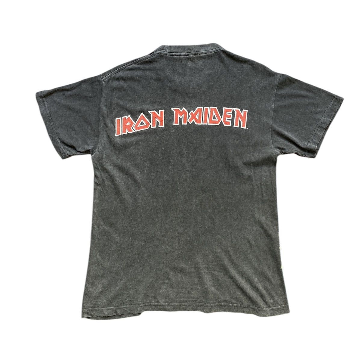 Band Tees × Iron Maiden × Vintage Vintage 80’s Iron Maiden Killers Album Distressed Band Tee Size US M / EU 48-50 / 2 - 4 Thumbnail
