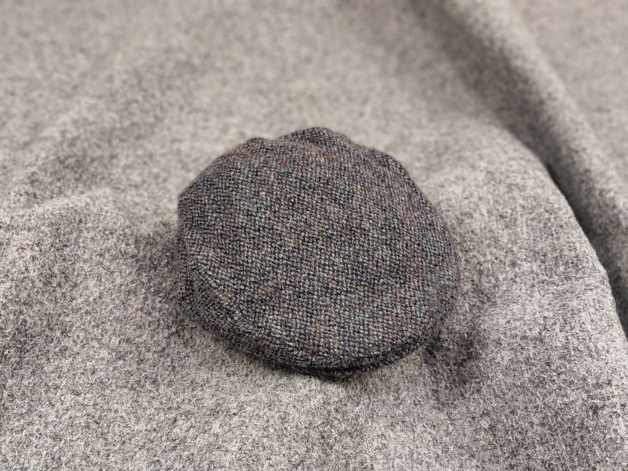 Harris Tweed Vintage Harris Tweed Gray Plaid Wool Flat Hat Size ONE SIZE - 1 Thumbnail