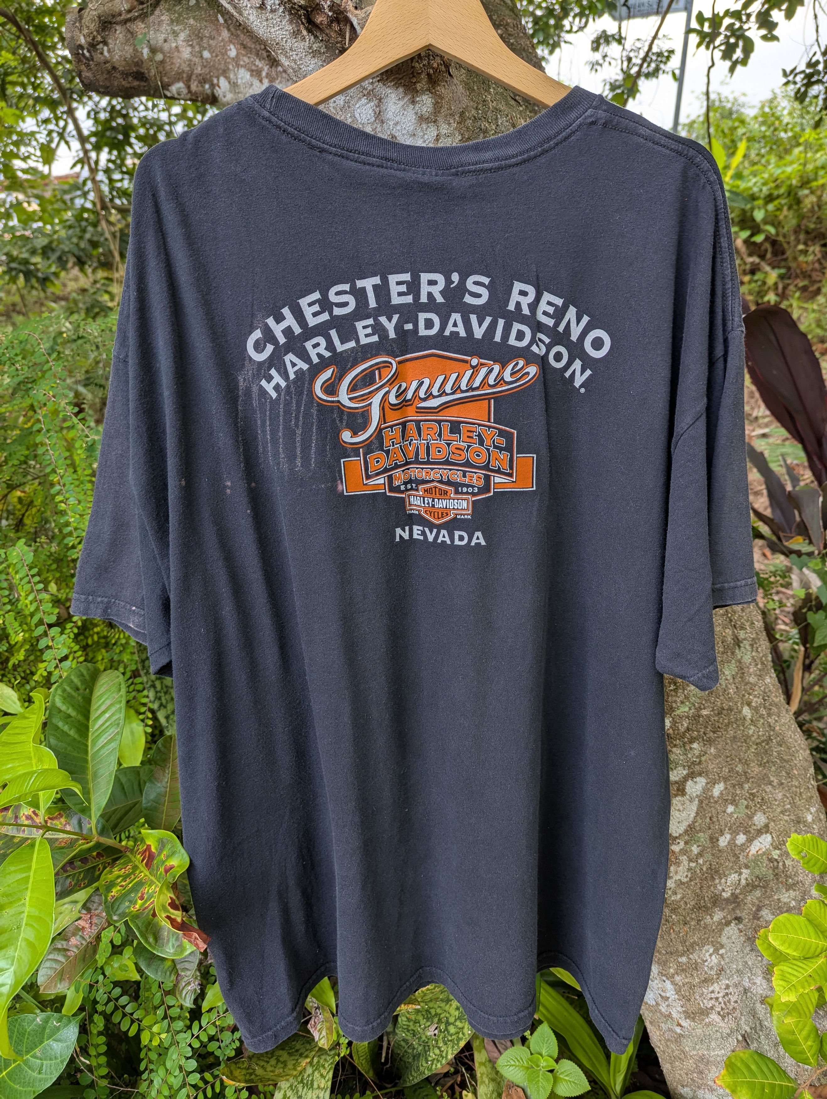Harley Davidson 🔥FREE SHIPPING🔥 Harley Davidson Motorcycle Nevada Tshirt Size US XXL / EU 58 / 5 - 5 Thumbnail