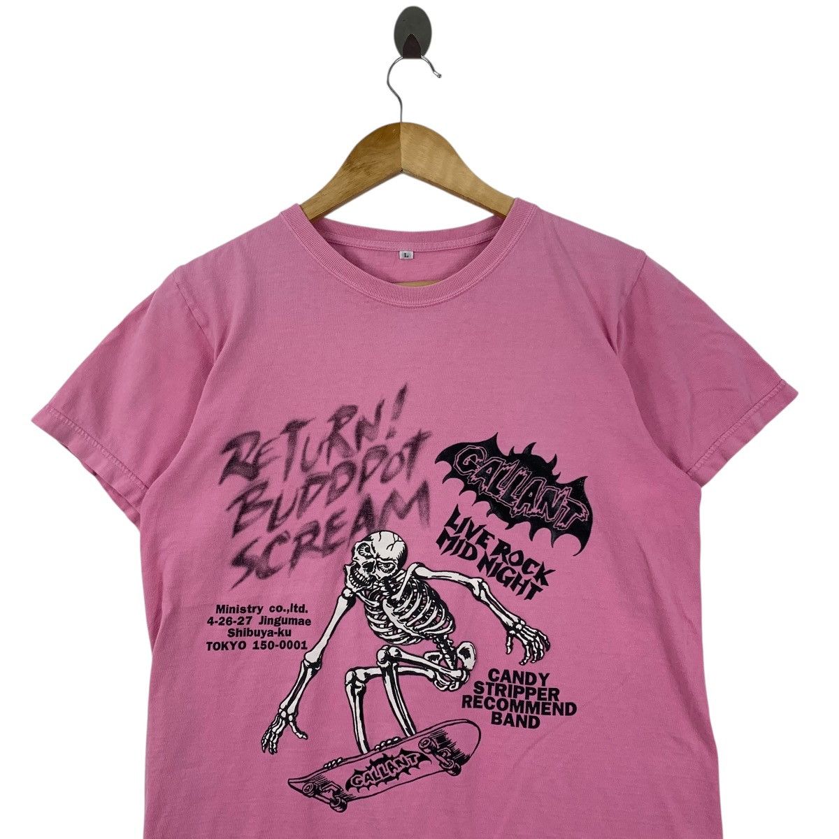 Japanese Brand CANDY STRIPPER GALLANT Japan Band Concert Tshirt Size US L / EU 52-54 / 3 - 2 Thumbnail