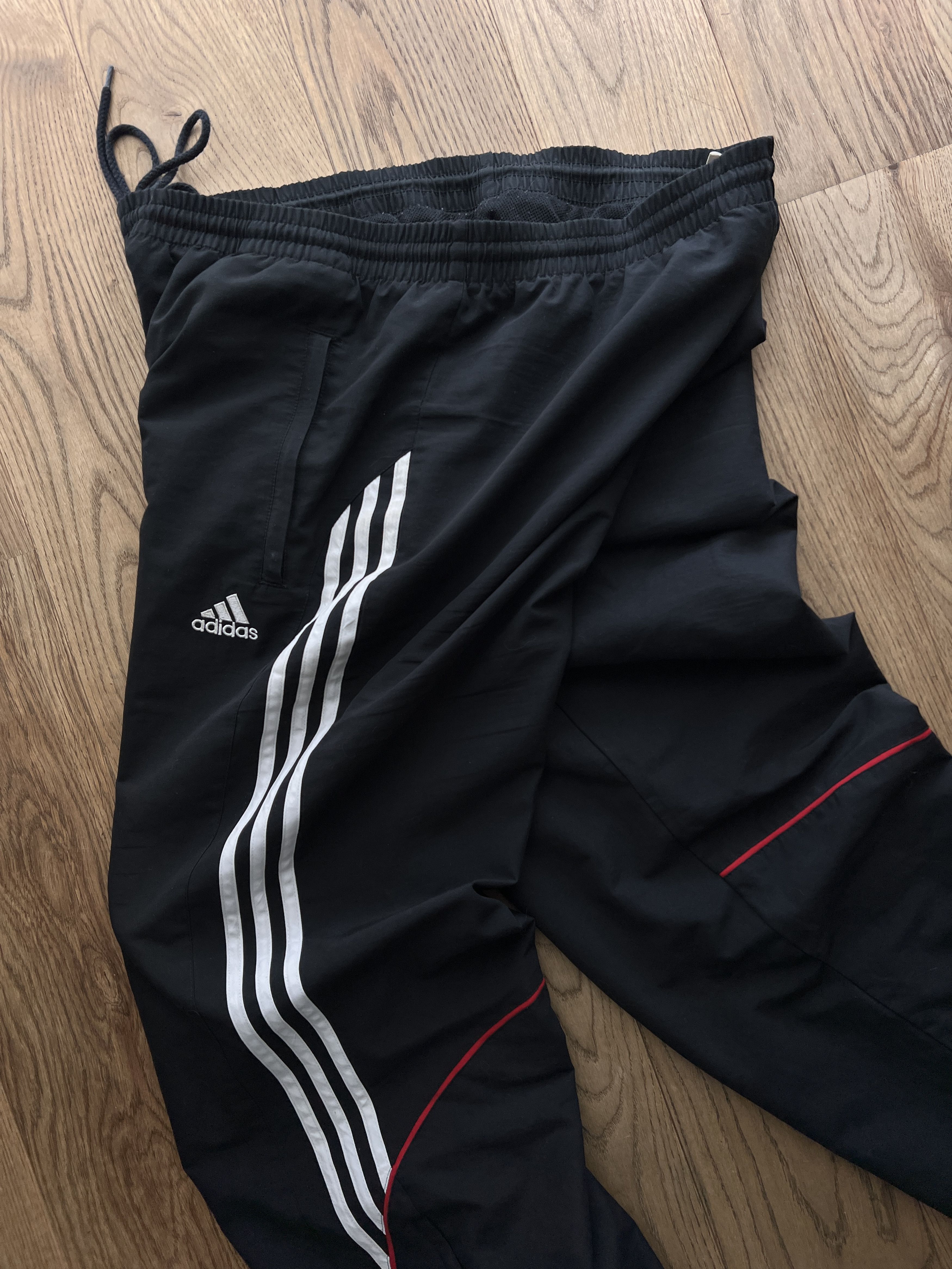 Adidas Crazy! Adidas vintage 2000s baggy track pants sweatpants y2k Size US 36 / EU 52 - 16 Thumbnail