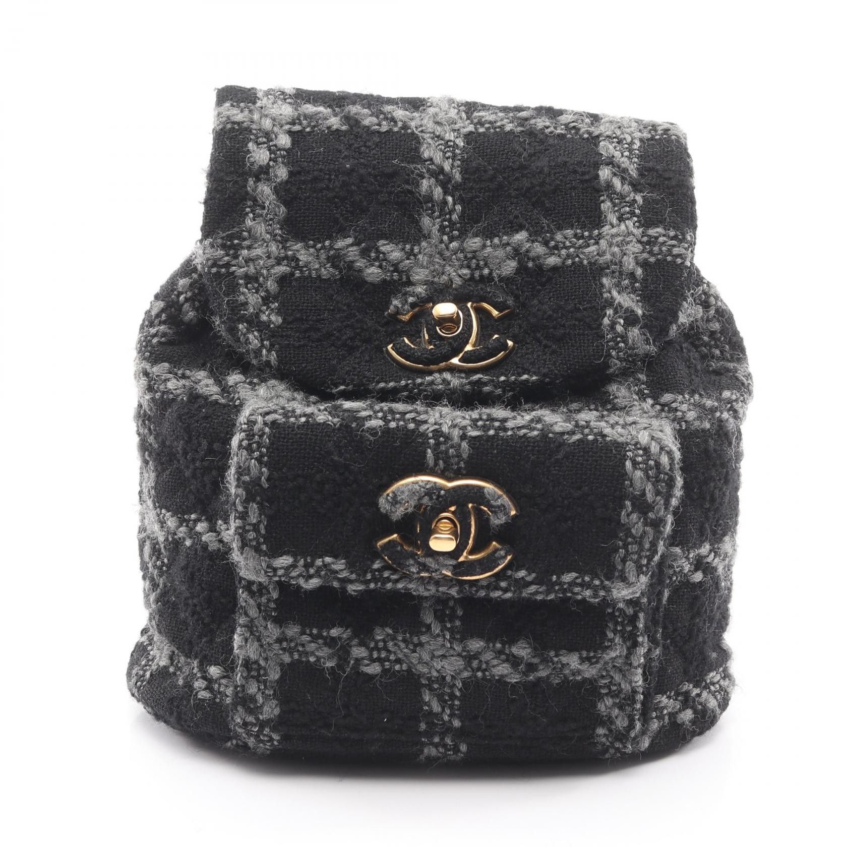 Chanel Chanel Chanel Coco Mark Wool Backpack Textile Backpack AS3615 DUTY FREE for USA Size ONE SIZE - 1 Thumbnail