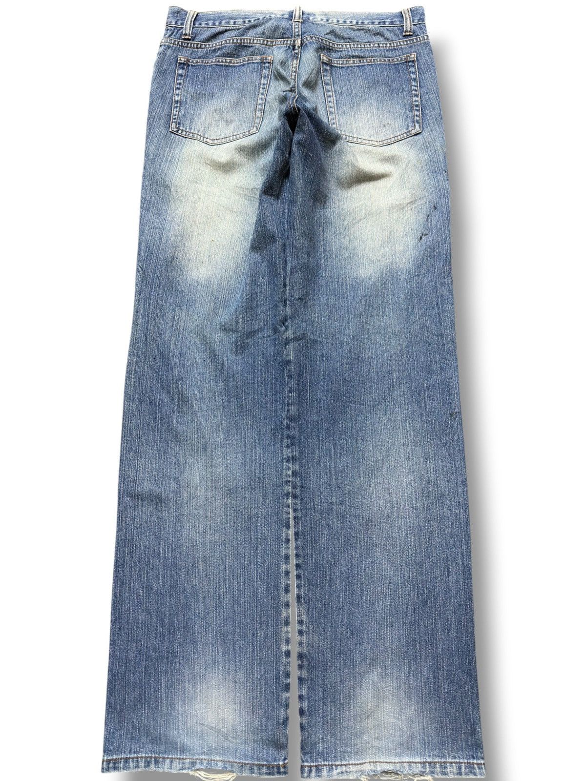 Neil Barrett Vintage Barcedos Mudwash Ripped Distressed Denim Size US 32 / EU 48 - 4 Thumbnail