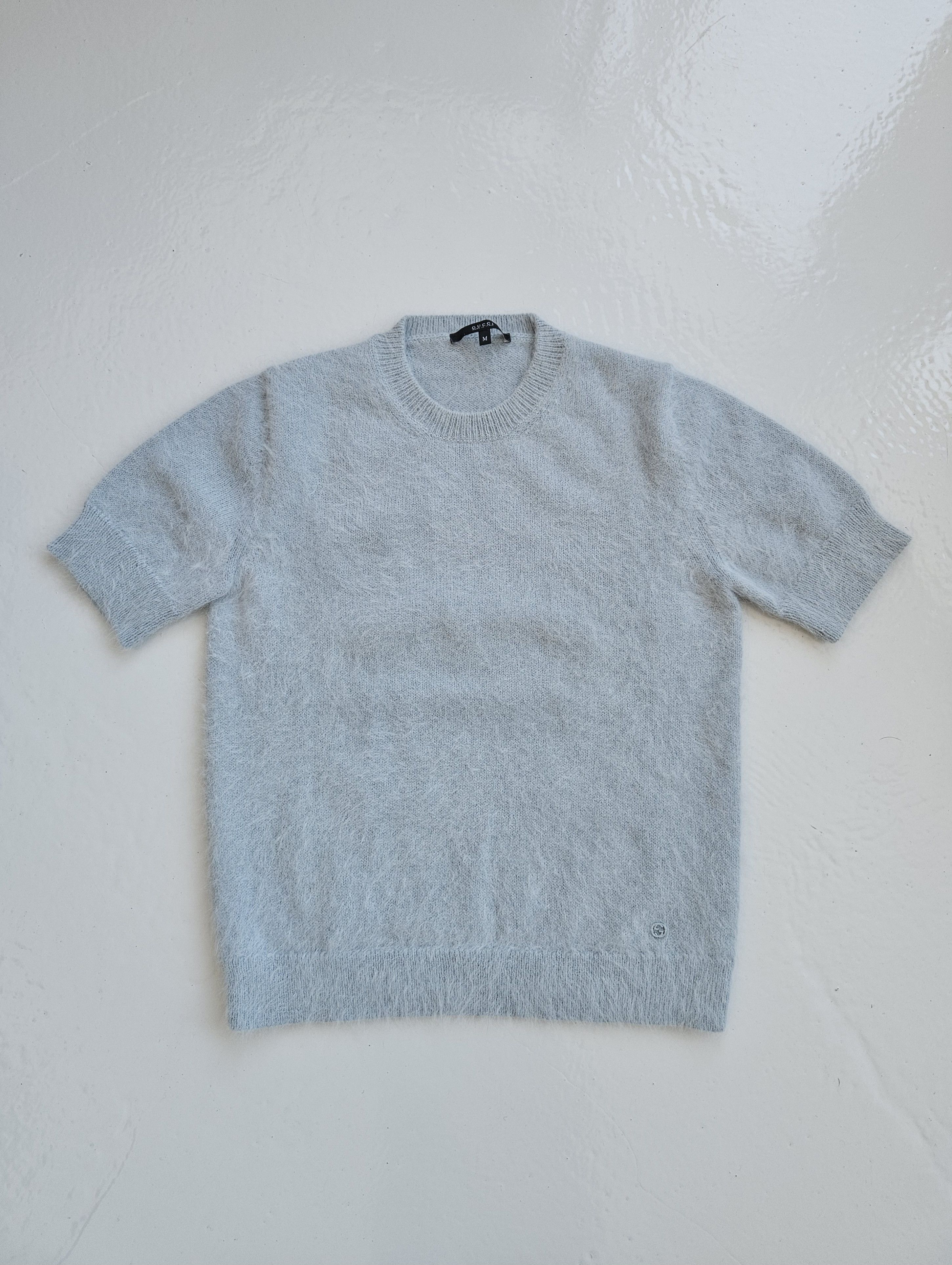Gucci Gucci alpaca fuzzy short sleeve knit Size M / US 6-8 / IT 42-44 - 1 Thumbnail