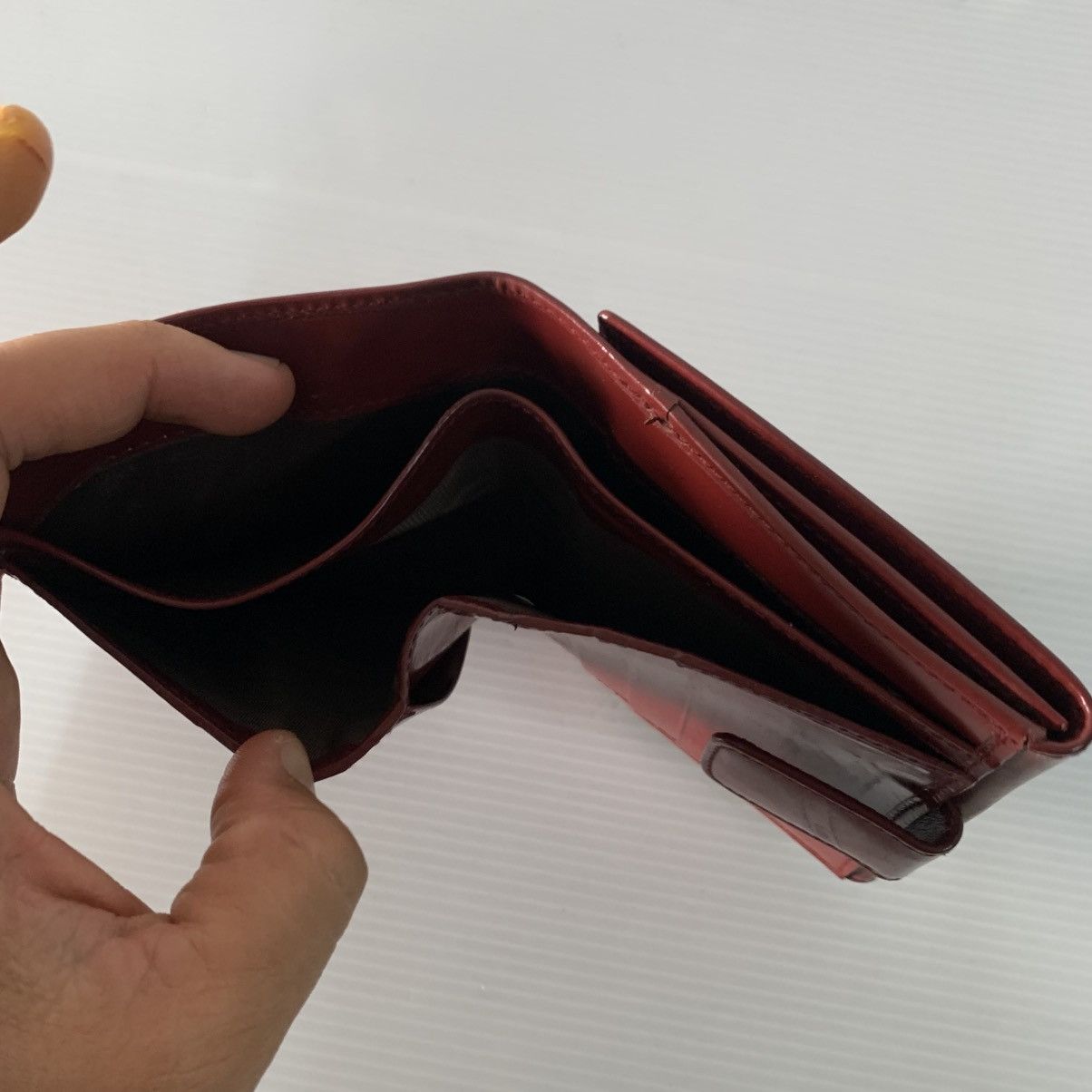 Gucci Gucci Leather Burgandy Wallet Size ONE SIZE - 10 Thumbnail