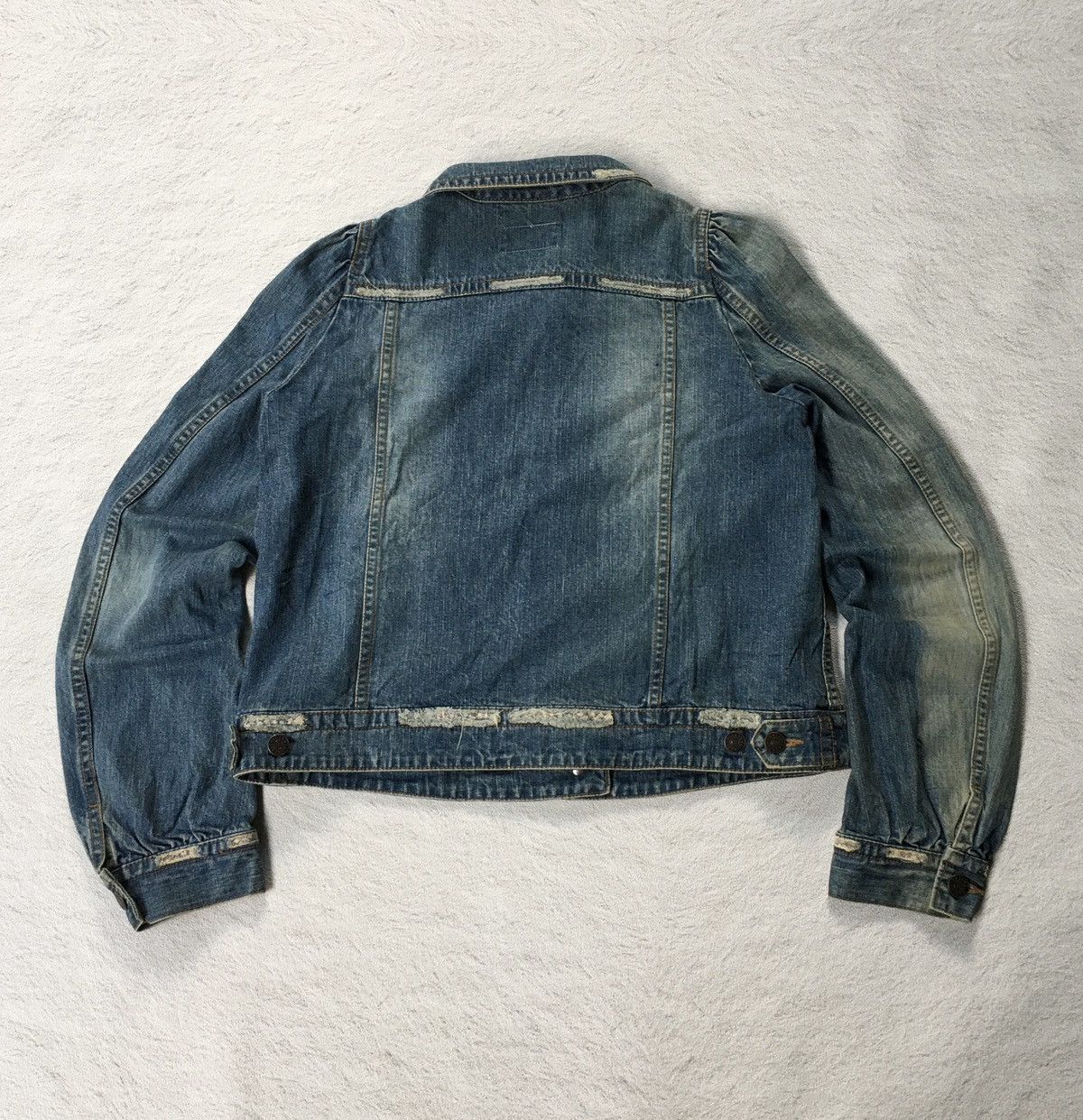 Issey Miyake Issey Miyake Tsumori chisato Denim jacket Size M / US 6-8 / IT 42-44 - 4 Thumbnail