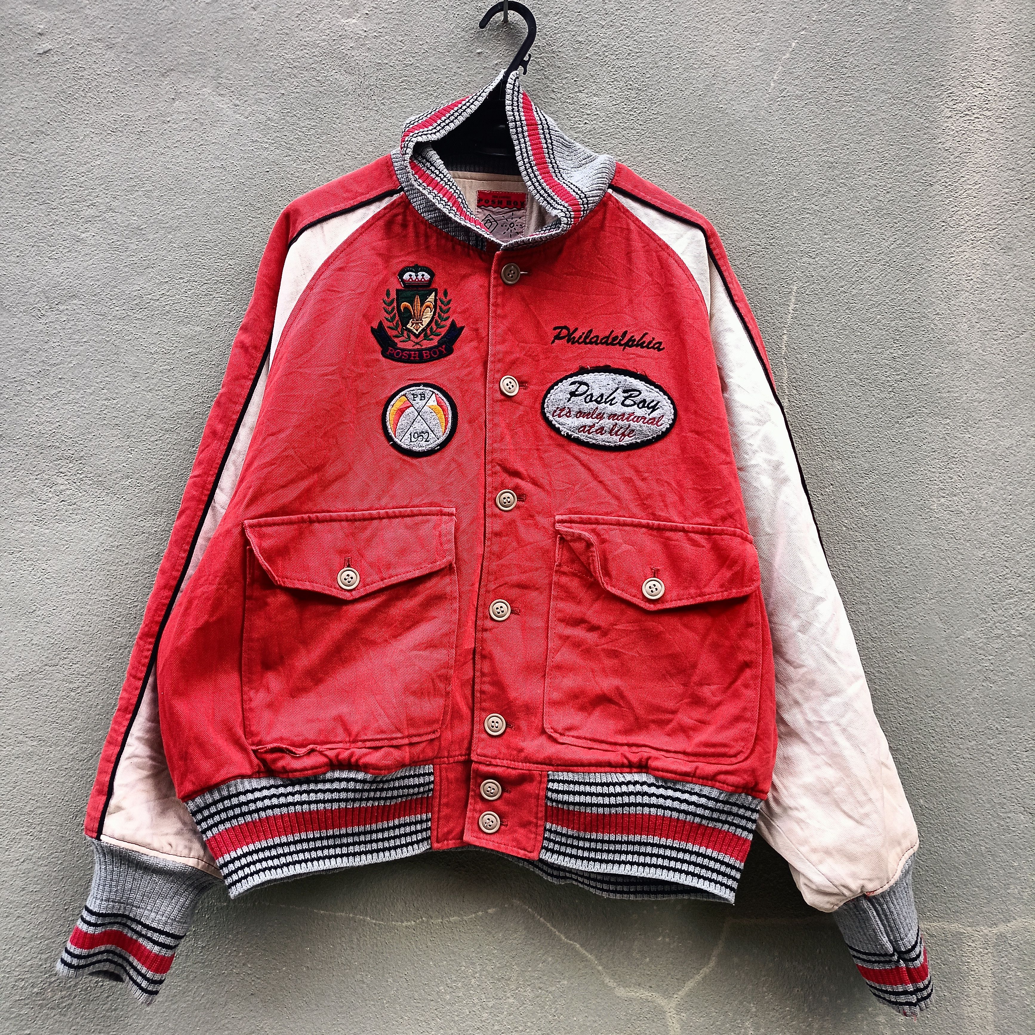 Japanese Brand Posh Boy Philadelphia Vintage Jacket Size US XL / EU 56 / 4 - 1 Thumbnail