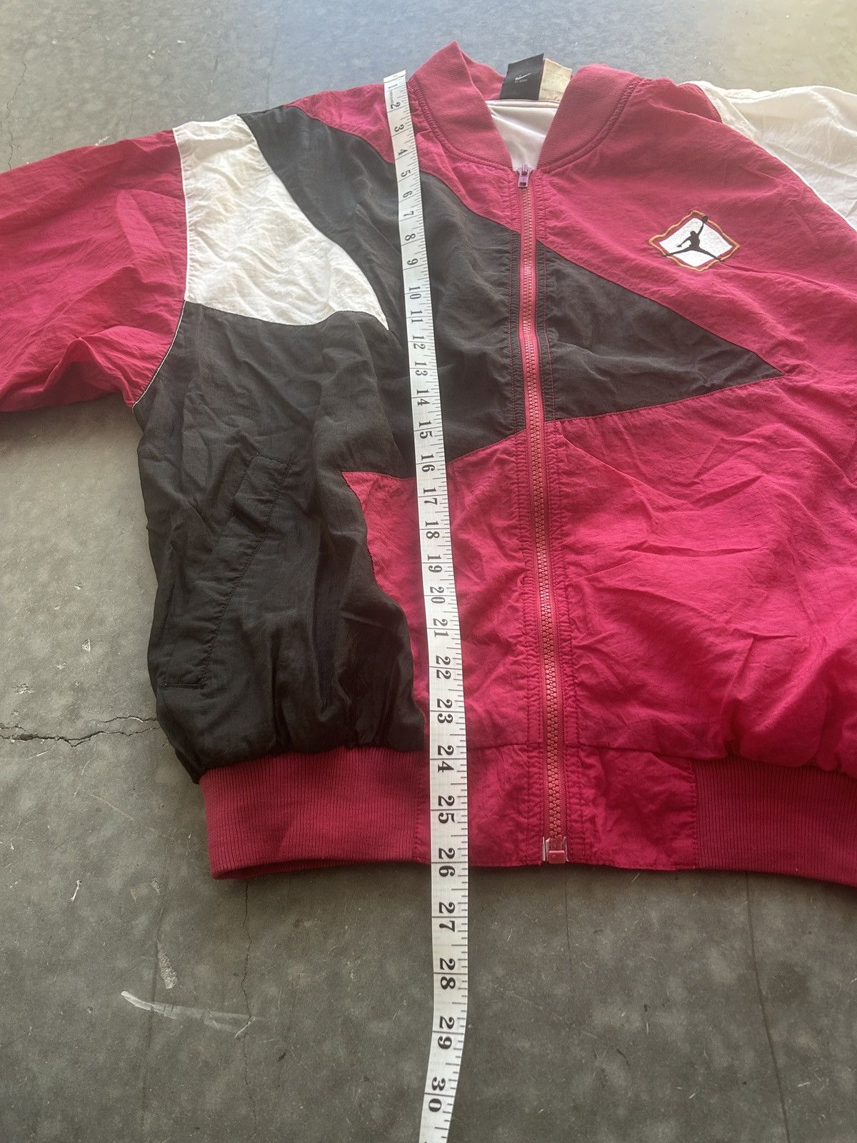 Jordan Brand × Nike × Vintage Vintage 90s Nike Jordan 7 Windbreaker Jacket Size US L / EU 52-54 / 3 - 7 Thumbnail