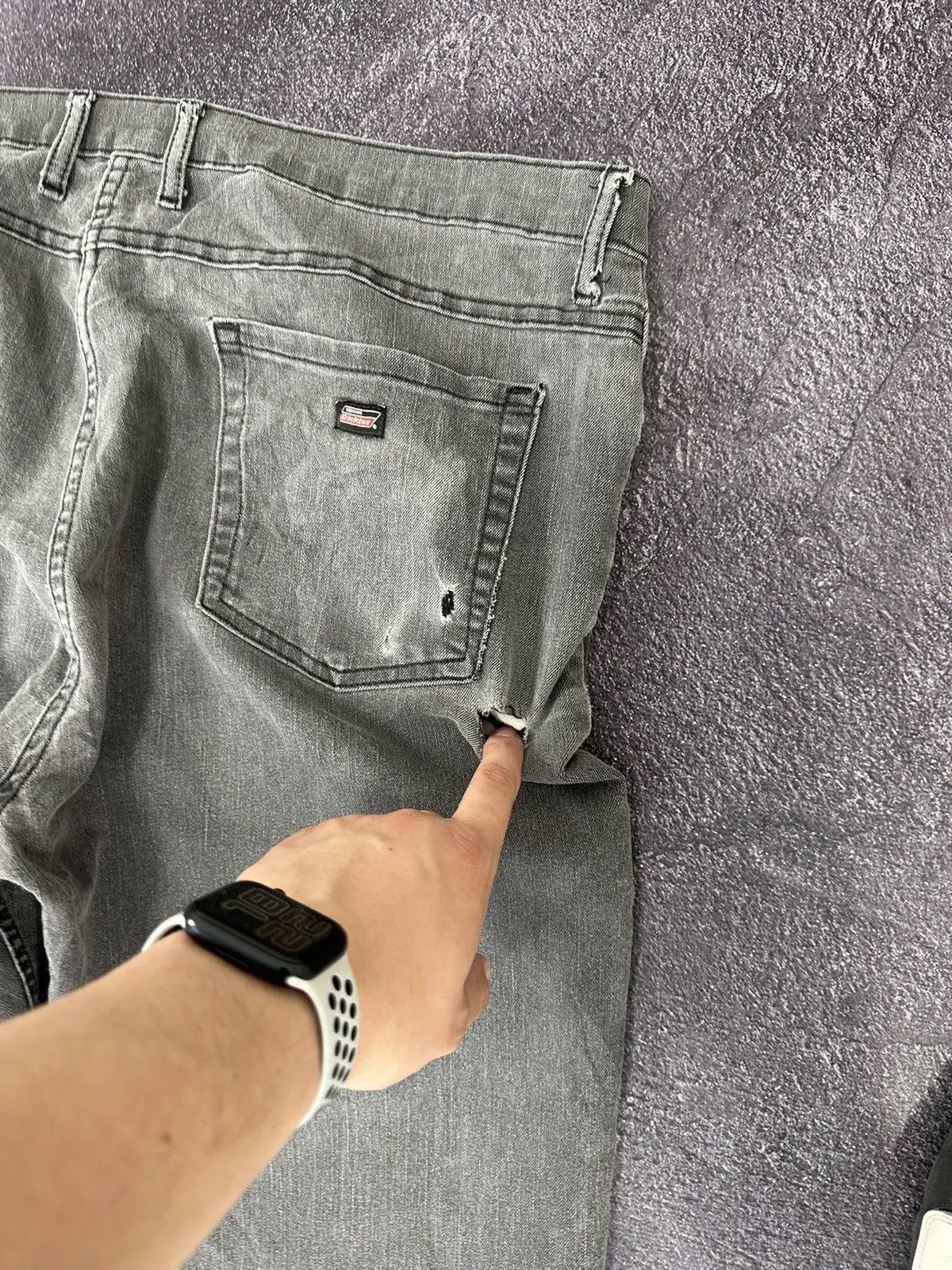 Dickies × Vintage Vintage Dickies Y2K Faded Gray Work Hype Pants Jeans Size US 42 / EU 58 - 5 Thumbnail