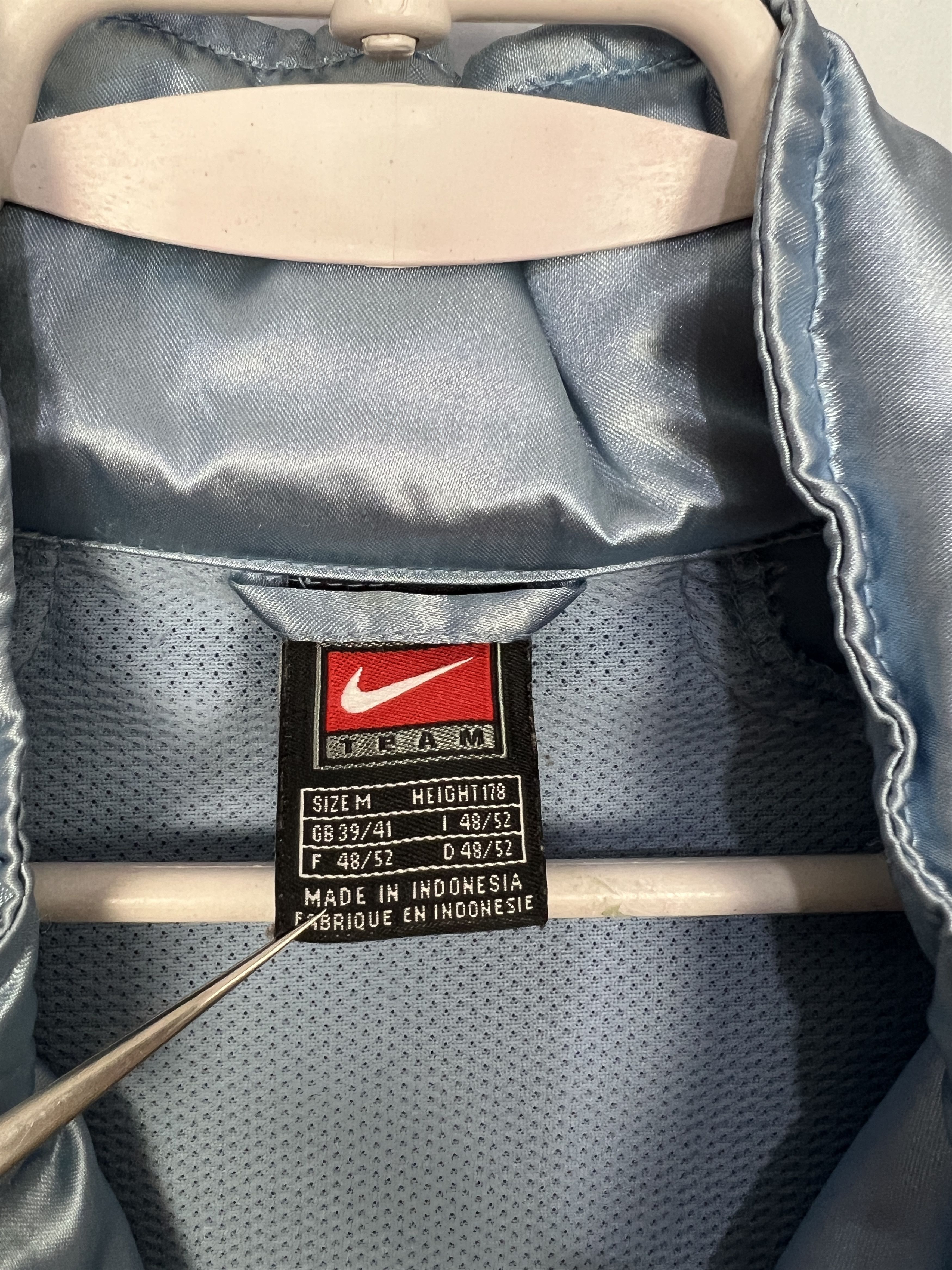 Nike Vintage 90's Nike Hertha Football Satin Jacket Soccer Size US M / EU 48-50 / 2 - 9 Thumbnail