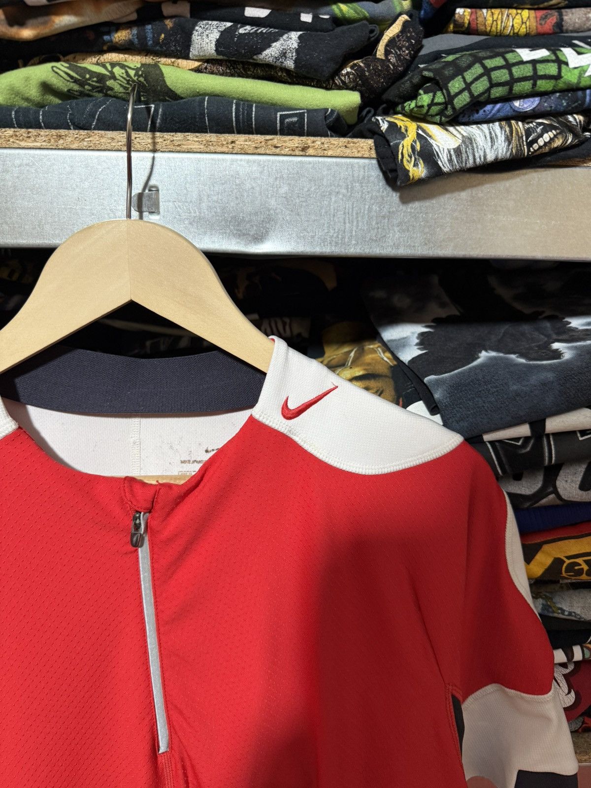 Nike Vtg 2000s Nike Sphere by Tony Spackman Quarter Zip T-Shirt Size US XL / EU 56 / 4 - 3 Thumbnail