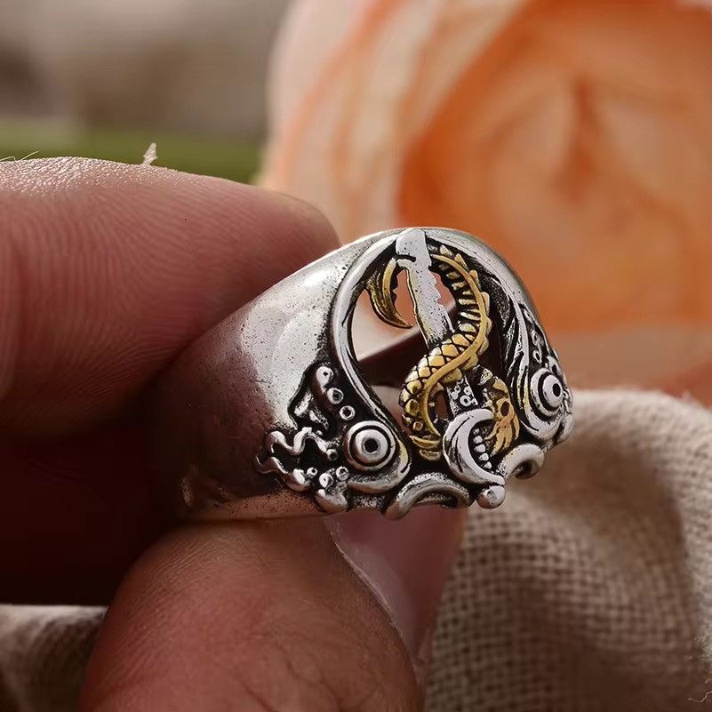Jewelry × Vintage Vintage LOL Bill Givott Game Design Thai Silver Rong Size ONE SIZE - 6 Thumbnail