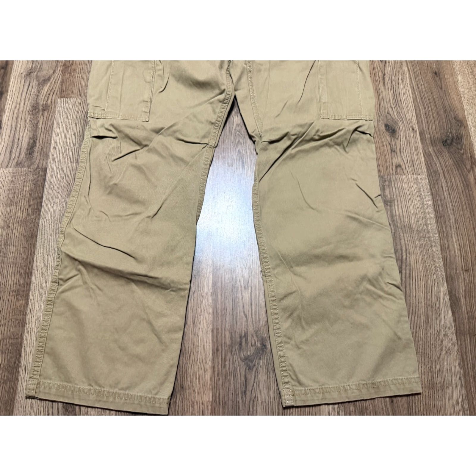 Old Navy Old Navy Pants Men's 36x32 Khaki Brown Side Pockets Straight Leg Naut? Size US 36 / EU 52 - 3 Thumbnail