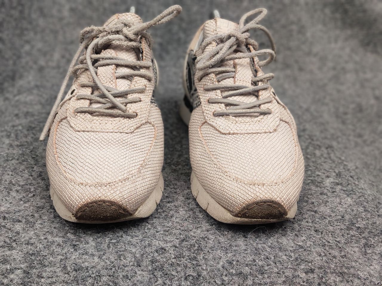 A.S.98 A.S.98 Design Sand leather Logo classic Sneakers Shoes Size US 8 / IT 38 - 8 Thumbnail