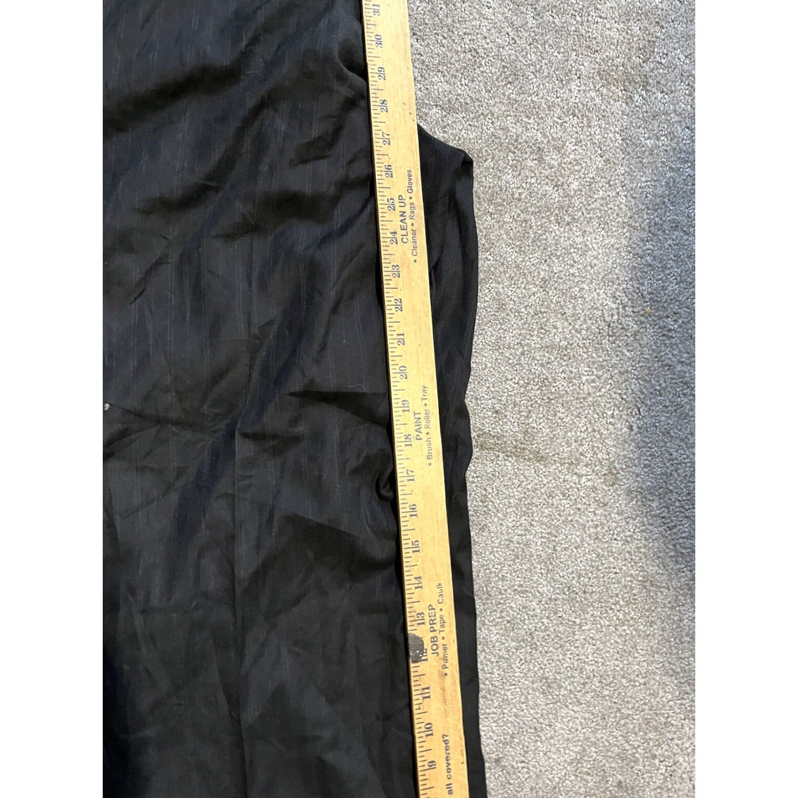 Calvin Klein Calvin Klein Dress Pants Mens 36 Black Wool Blend Pleated Straight Office Business Casual Formal Workwear Size US 36 / EU 52 - 6 Thumbnail