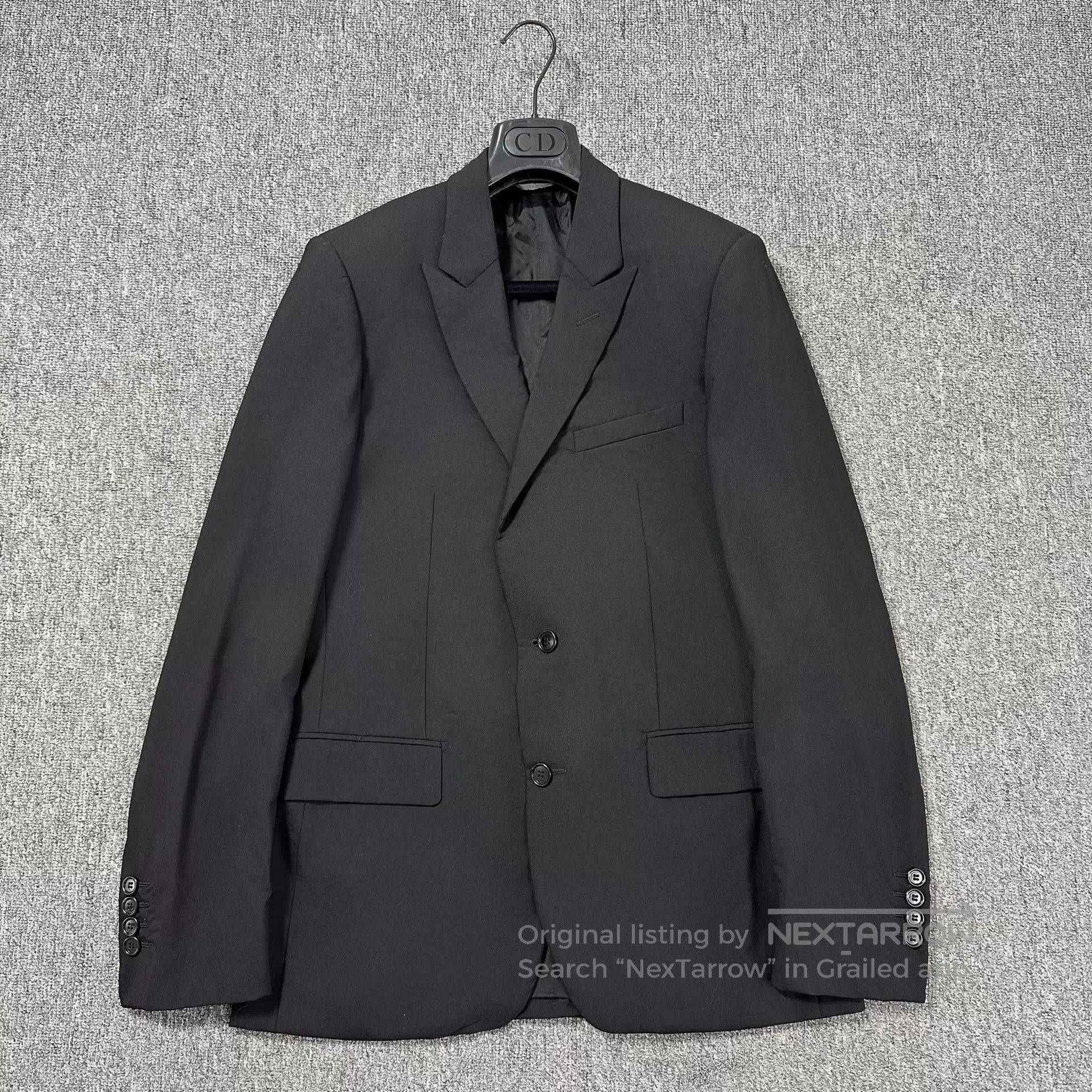 Dior Classic Black Single-Breasted Blazer. Size US M / EU 48-50 / 2 - 1 Thumbnail