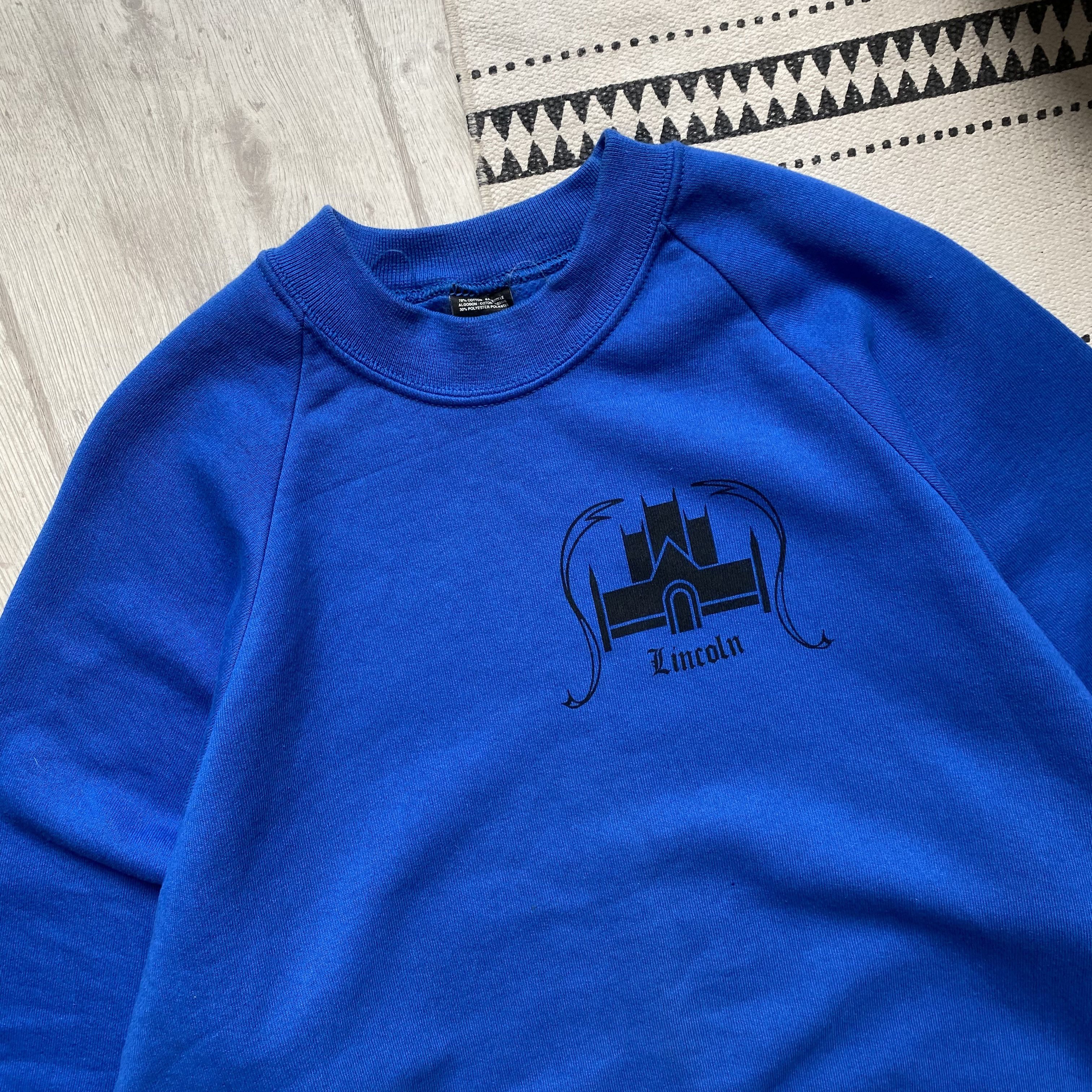 Russell Athletic Vintage 90s Lincoln university Sweatshirt USA college Y2K Size US L / EU 52-54 / 3 - 2 Thumbnail
