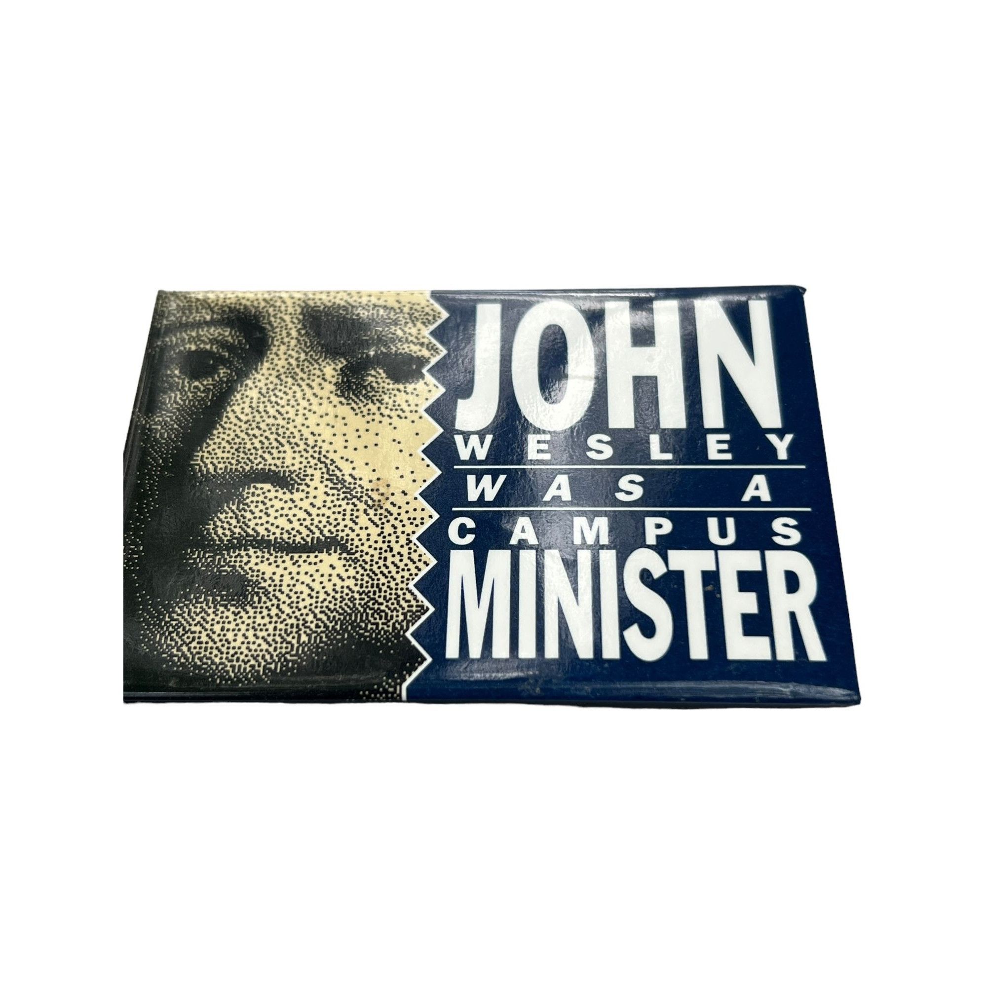 Other Vintage John Wesley was a Campus Minister Pin Button Badge 3 Size ONE SIZE - 2 Thumbnail