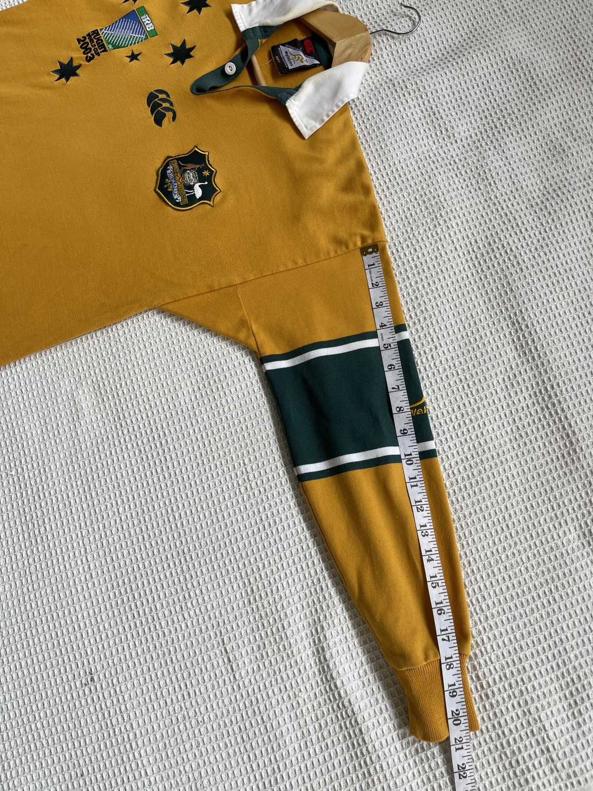 Canterbury of New Zealand Rare🔥Vintage CANTERBURY iRB Rugby World Cup Shirt Size US M / EU 48-50 / 2 - 18 Thumbnail
