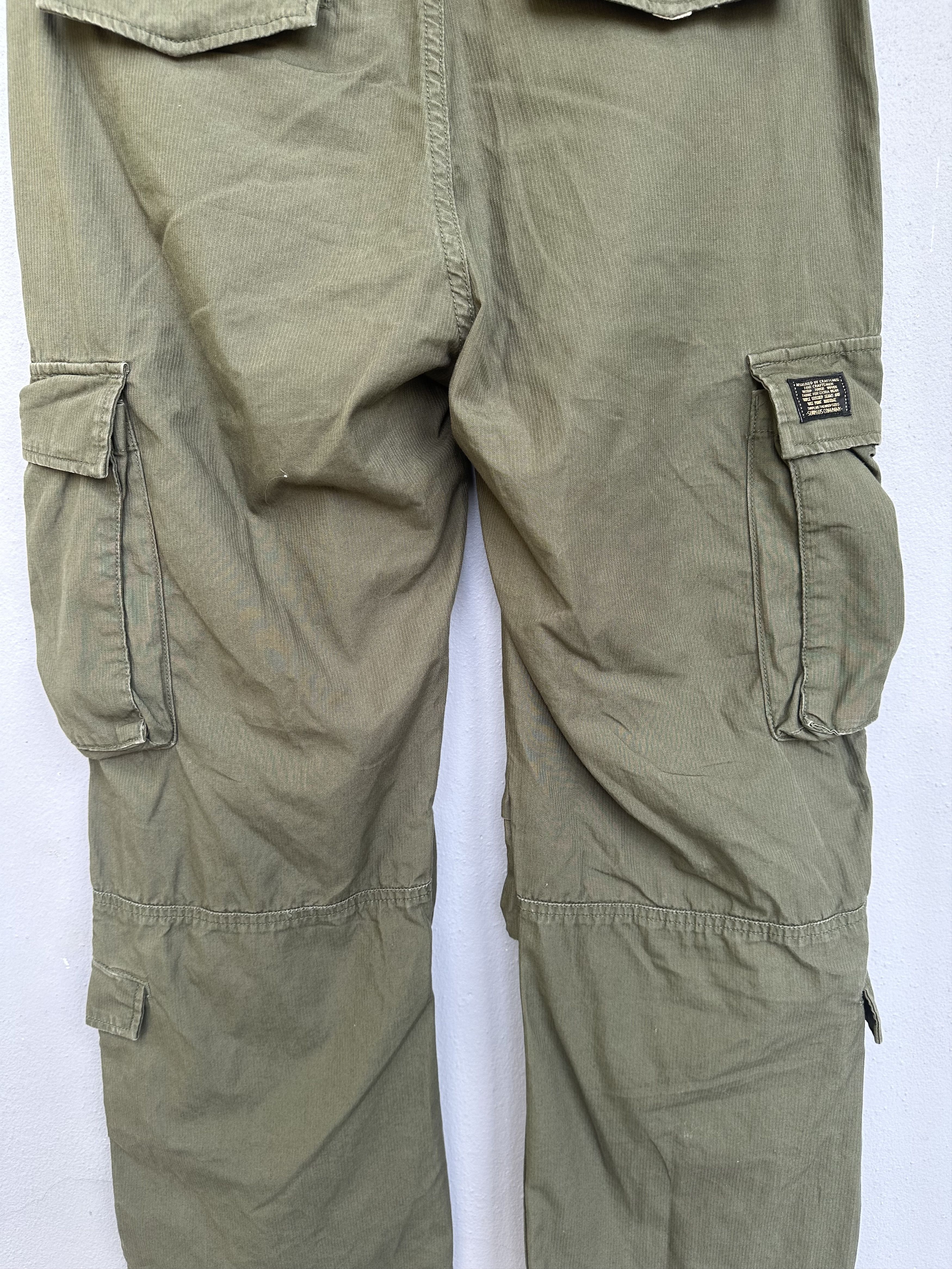 Denim & Supply Ralph Lauren Japanese Brand Surplus Company Multipocket Cargo HBT Pant Size US 29 - 13 Thumbnail