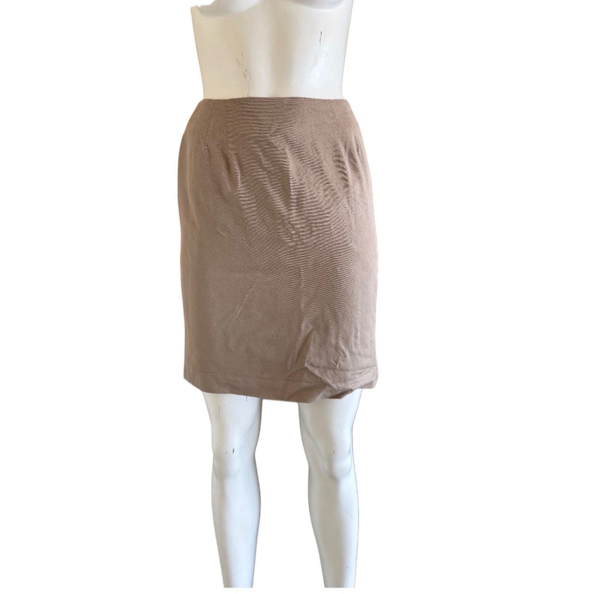 Preston & York Preston & York 6 petite tan taupe Vintage 90s skirt Size 28" / US 6 / IT 42 - 1 Thumbnail