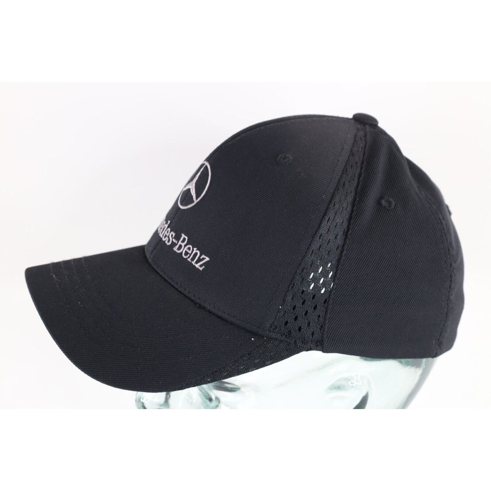 Mercedes-Benz × Vintage Vintage Y2K Faded Spell Out Mercedes Benz Car Hat Size ONE SIZE - 2 Thumbnail