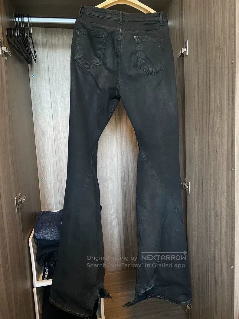 Rick Owens RICK OWENS Spiral Wax Denim Pants Size US 31 - 4 Thumbnail