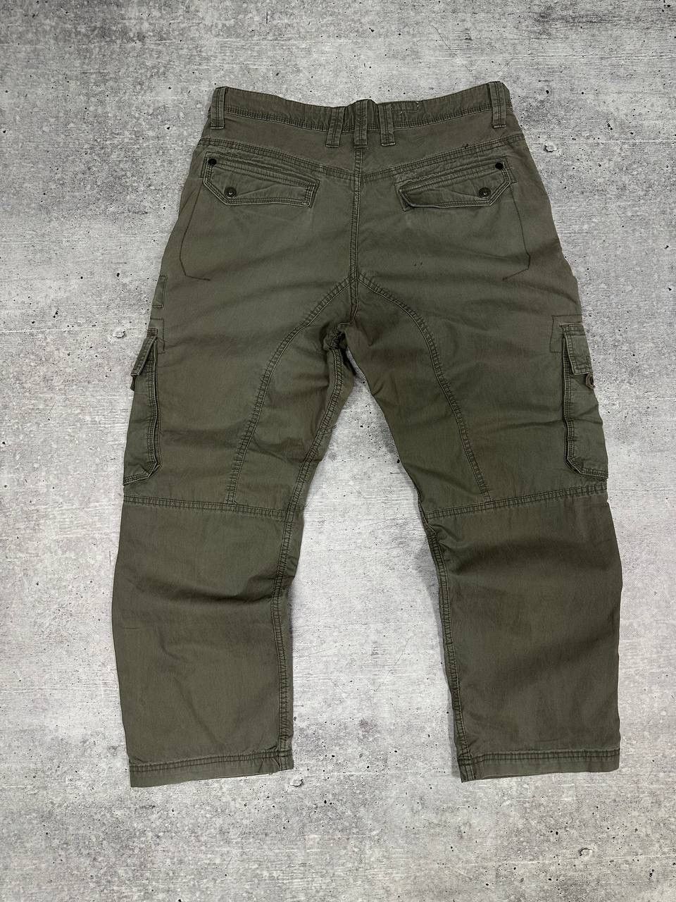 Japanese Brand × Vintage Vintage Japanese Cargo Gray Baggy Pants Size US 36 / EU 52 - 10 Thumbnail