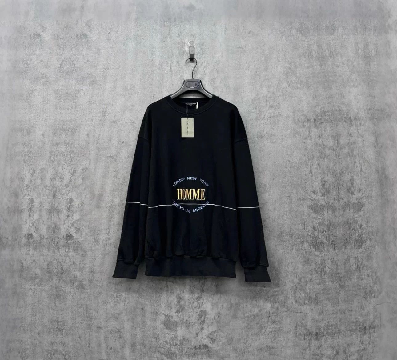 Balenciaga Balenciaga heavyweight casual sweatshirt logo Size S / US 4 / IT 40 - 1 Thumbnail