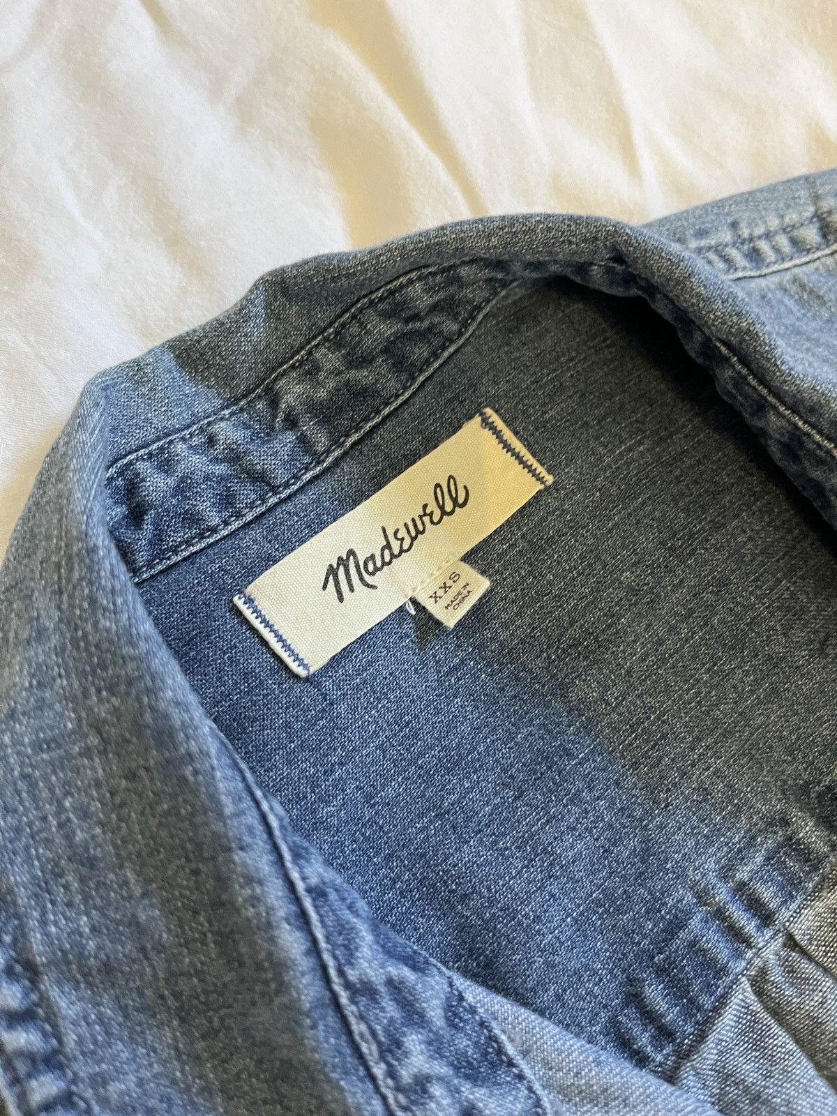 Madewell Denim button down Size XXS / US 00 / IT 34 - 6 Thumbnail