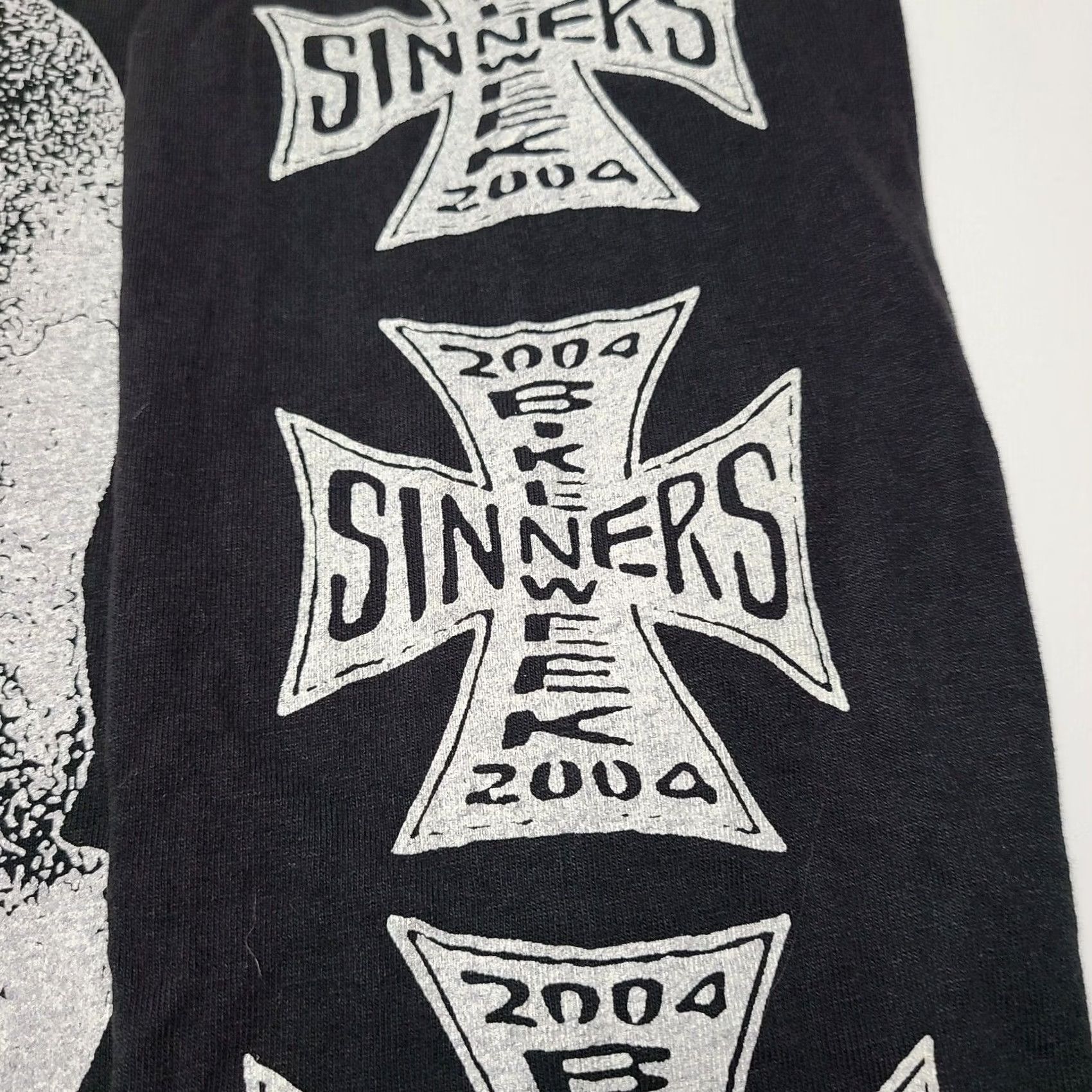 For Those Who Sin For Those Who Sin Los Angeles Bike Week Skull FTWS Black Men’s Size Medium T-Shirt Graphic Print Crew Neck Long Sleeve 2010-2019 Vintage No Size US M / EU 48-50 / 2 - 5 Thumbnail