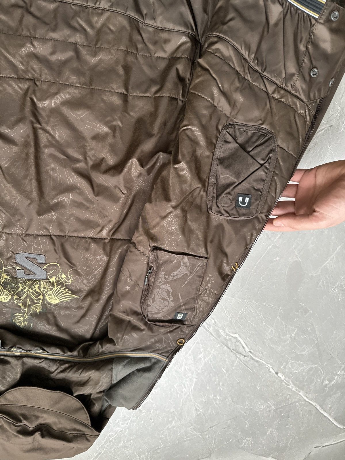 Salomon Vintage Salomon Ski Jacket Gorpcore Clima Pro Y2k Waterproof Size XL / US 12-14 / IT 48-50 - 10 Thumbnail