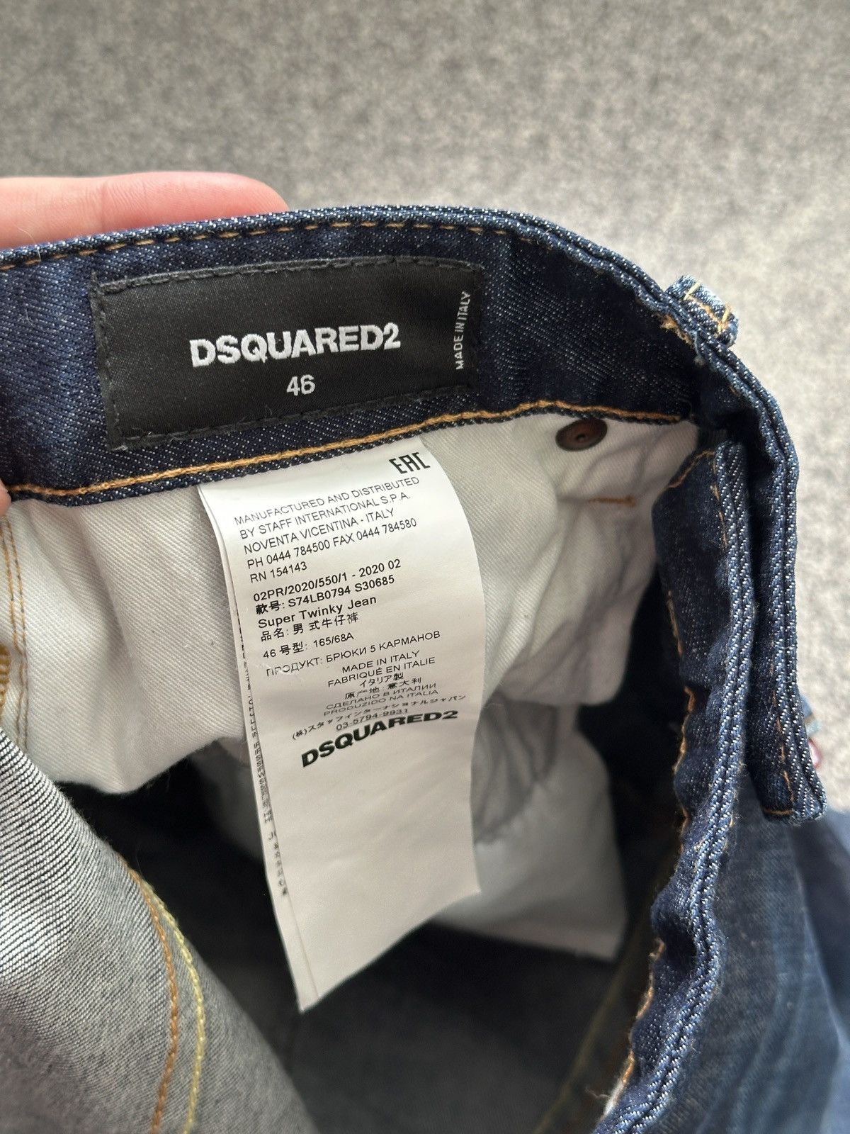 Dsquared2 Jeans DSQUARED2 Super Twinky Jean Distressed Denim 2020 Size US 30 / EU 46 - 4 Thumbnail