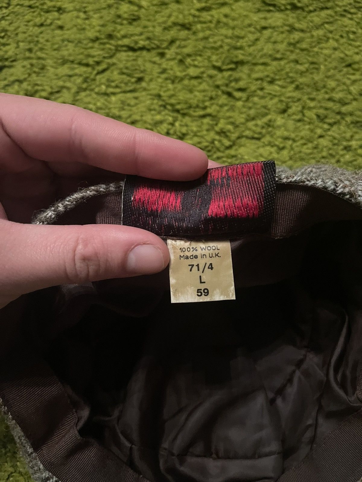 Harris Tweed 🇬🇧 Harris Tweed 1990s vintage wool cap made In UK Size 34 - 9 Thumbnail