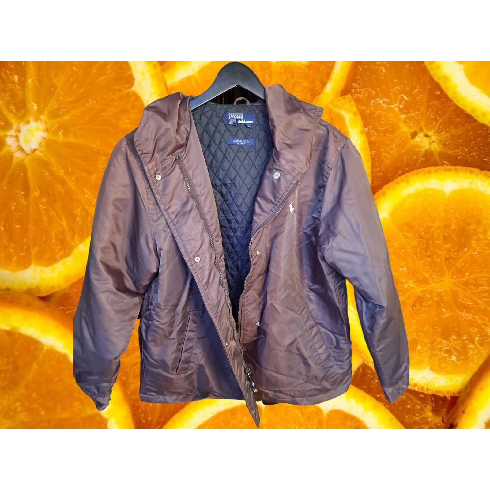 Polo Ralph Lauren Vintage Polo Brown Button Up Jacket with Quilted Inside with Size US L / EU 52-54 / 3 - 2 Thumbnail