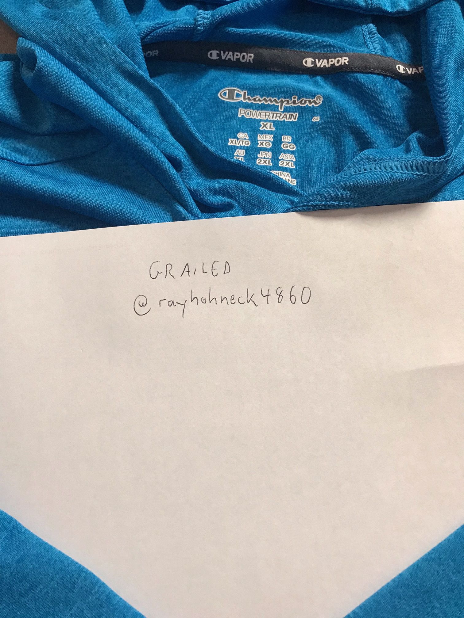 Champion Champion PowerTrain Vapor Longsleeve Size US XL / EU 56 / 4 - 6 Thumbnail