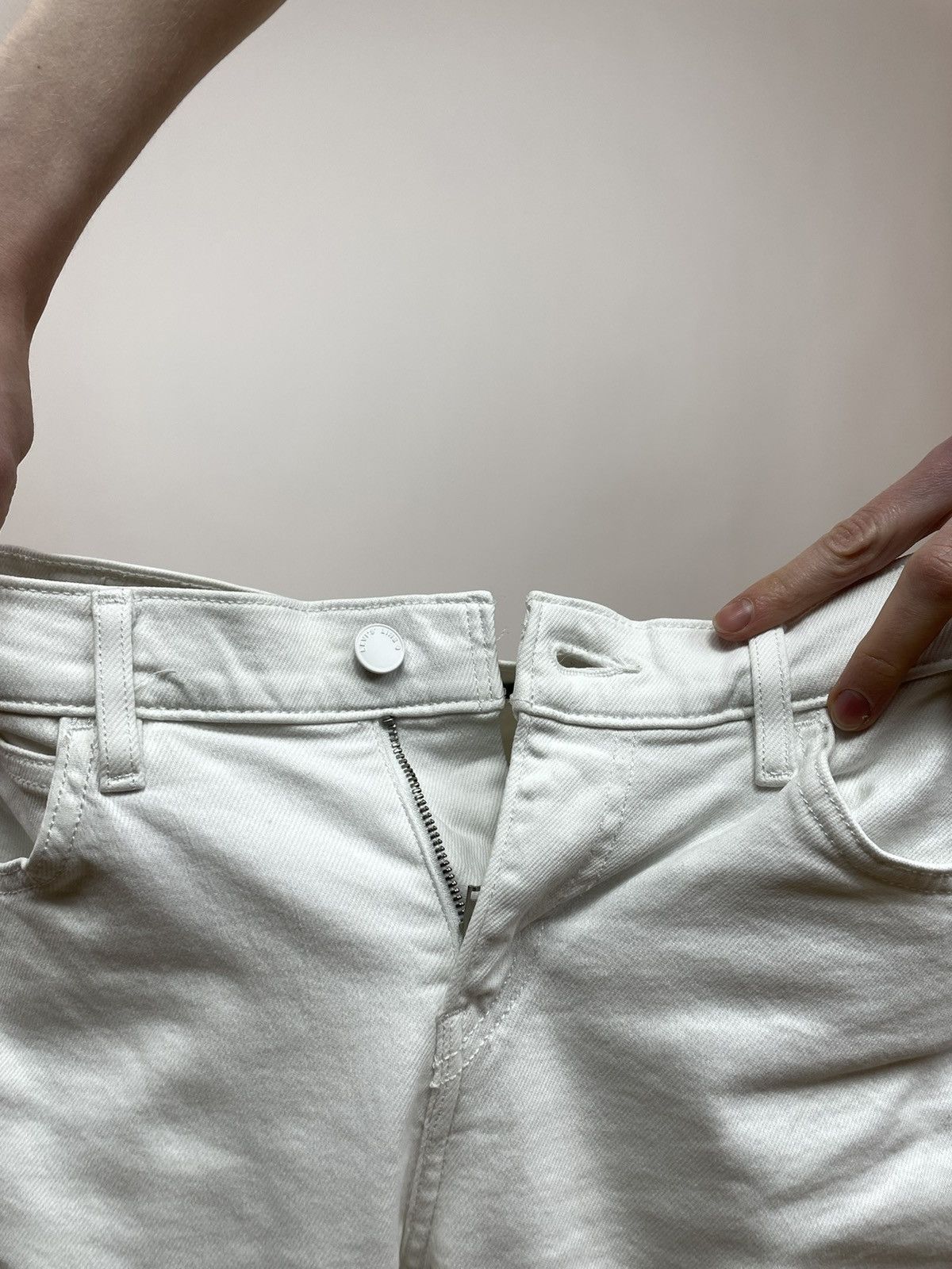 Designer × Levi's Levis Line 8 Womens White Skinny jeans size W27 Size 27" / US 4 / IT 40 - 7 Thumbnail
