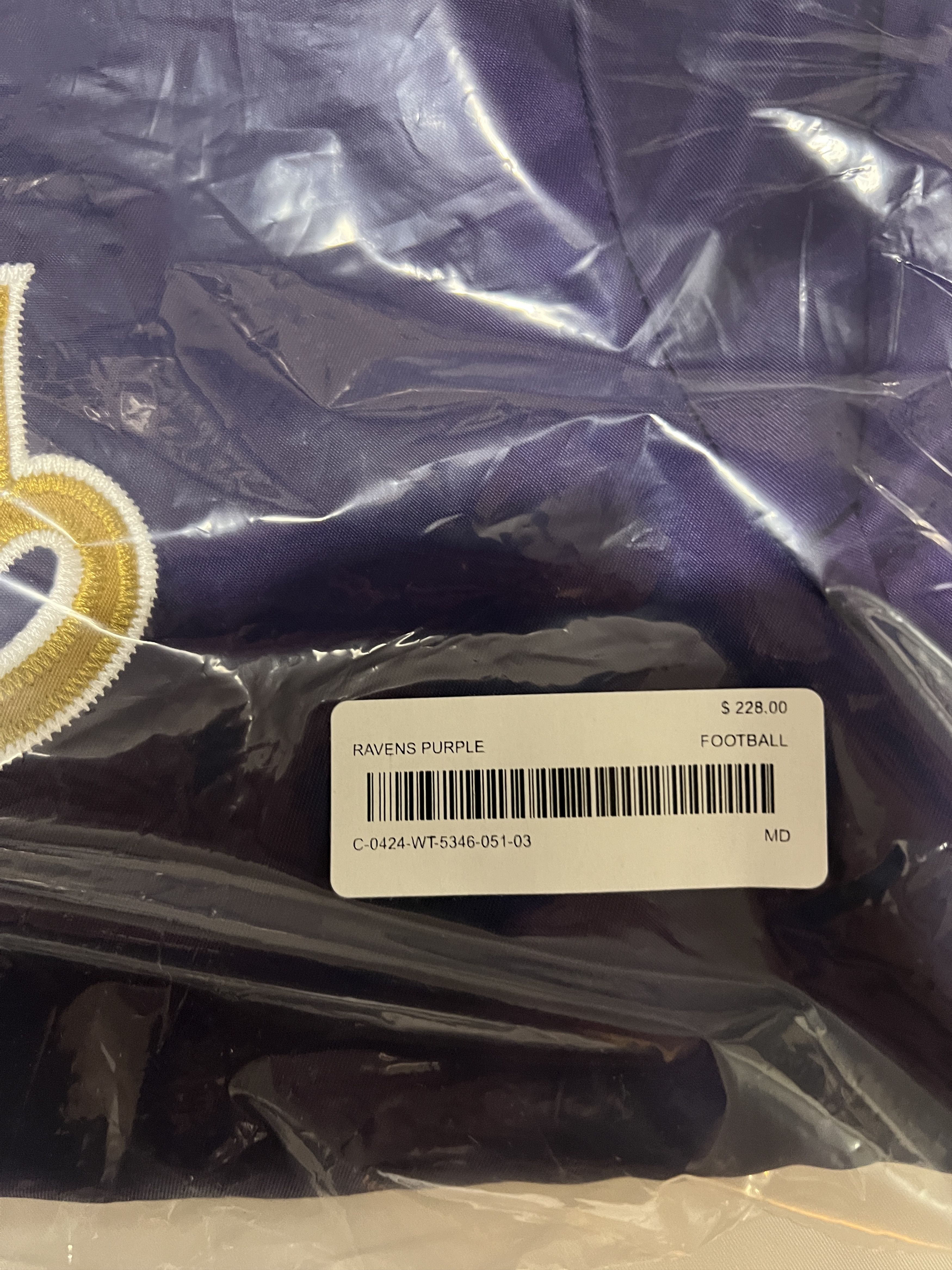 Drake OVO x NFL BALTIMORE RAVENS STARTER TRAINER PULLOVER JACKET Size US M / EU 48-50 / 2 - 2 Thumbnail